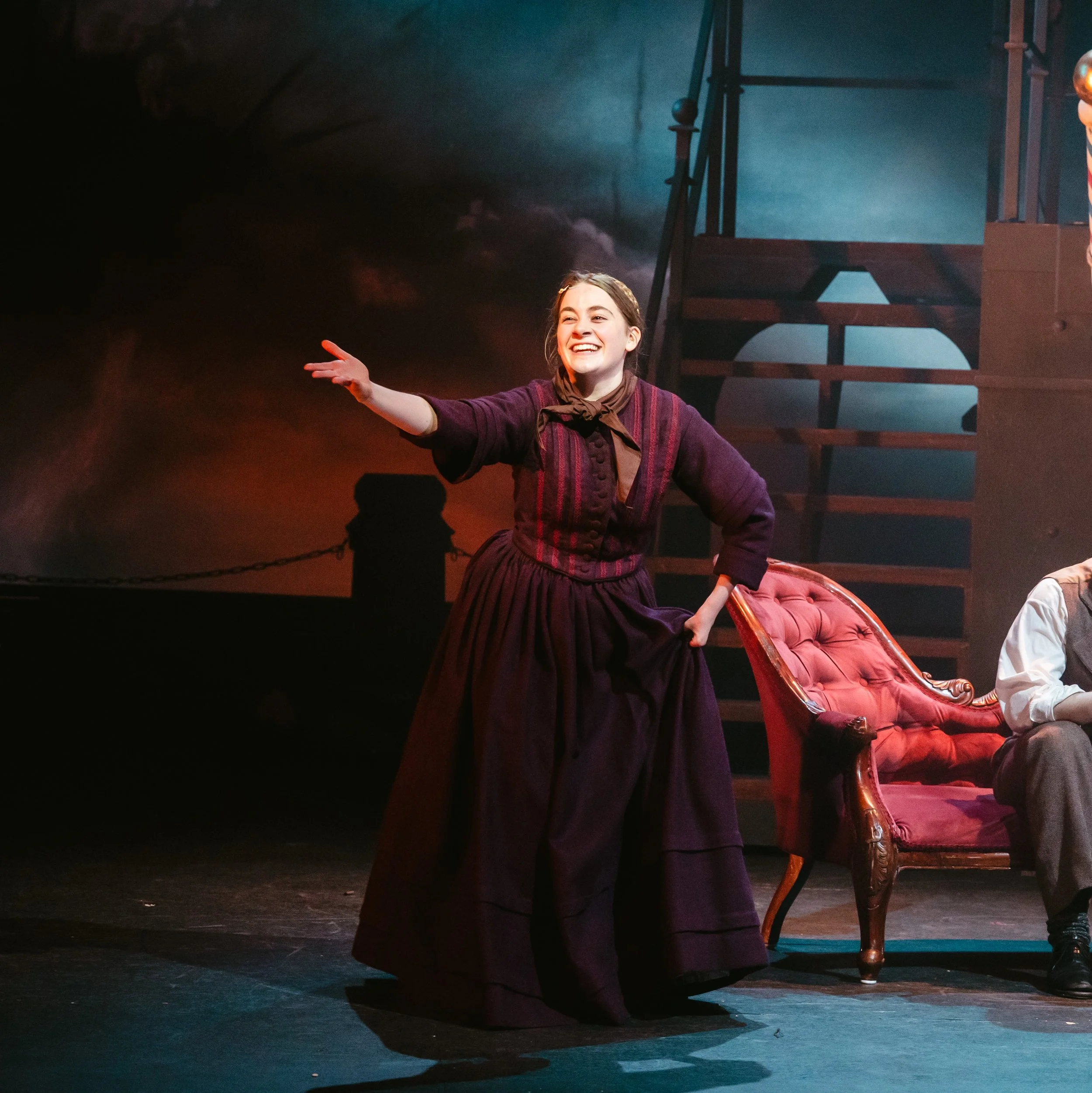 Sweeney Todd (2025), 
Set and Costume designer: Claire Halleran,
Photo Curtesy of Hope Holmes