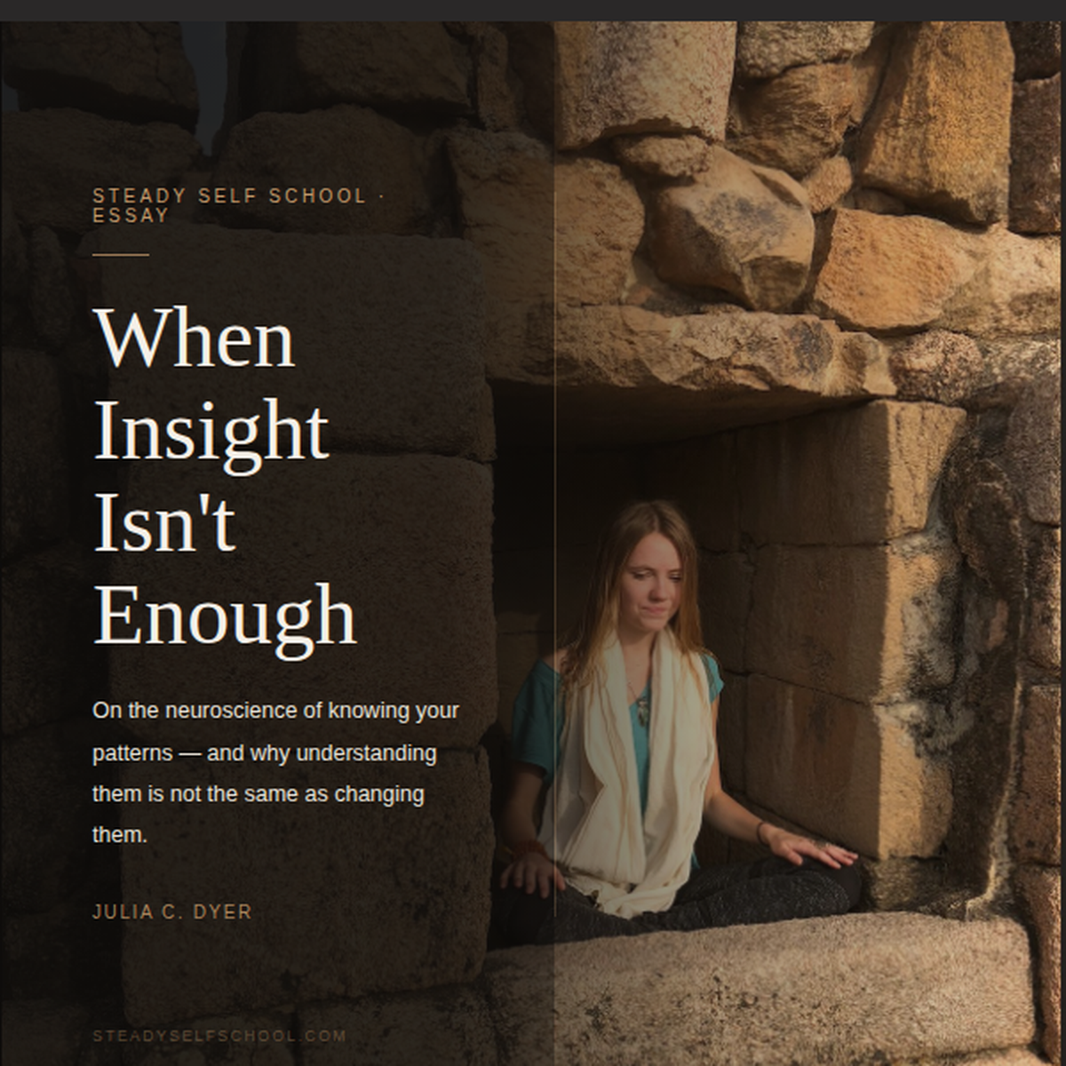 When Insight Isn't Enough