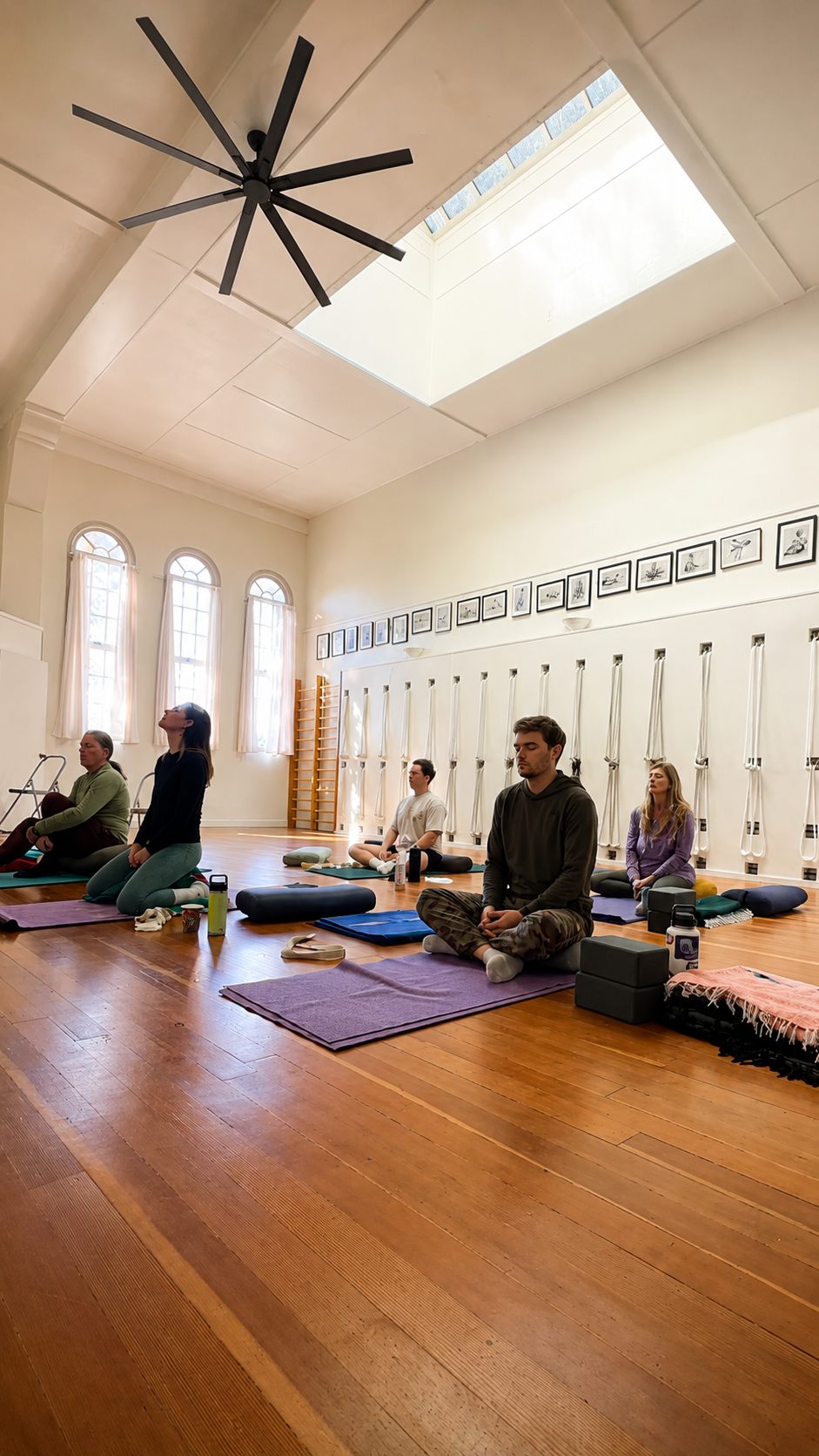 Steady Flow class at Santa Barbara Yoga Center