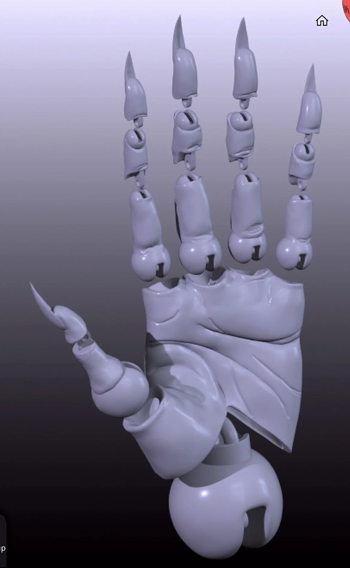 ball jointed doll hand, bjd