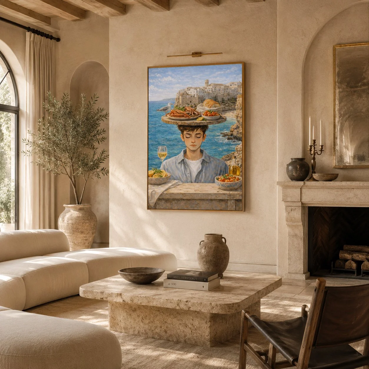 Polignano a mare canvas art 2.JPG