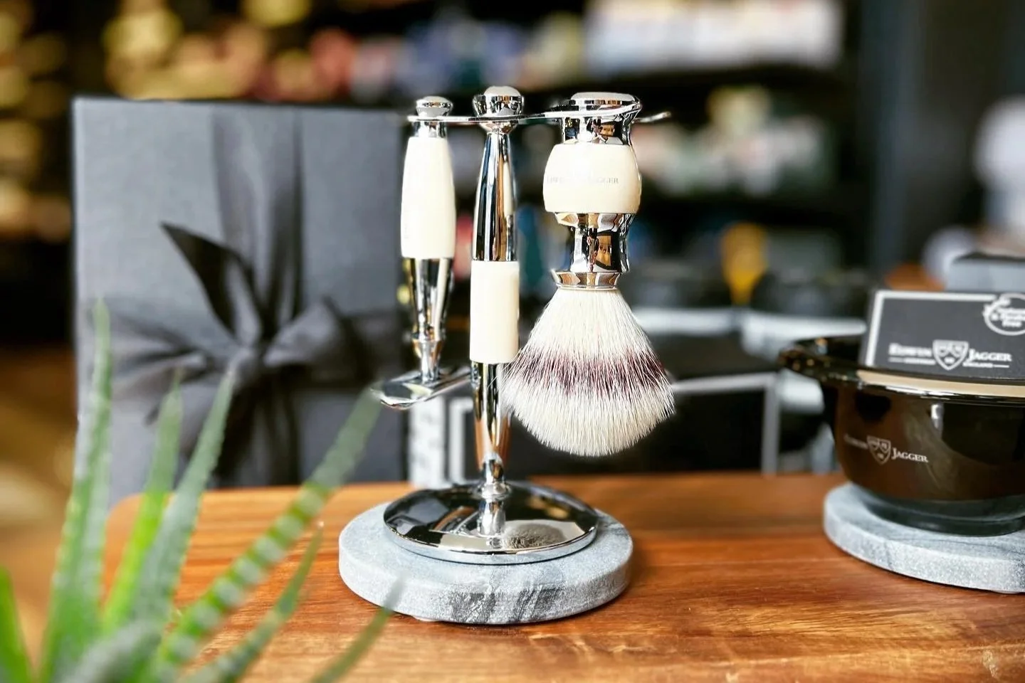Image of a shaving set at The Stray Whisker, Blackheath