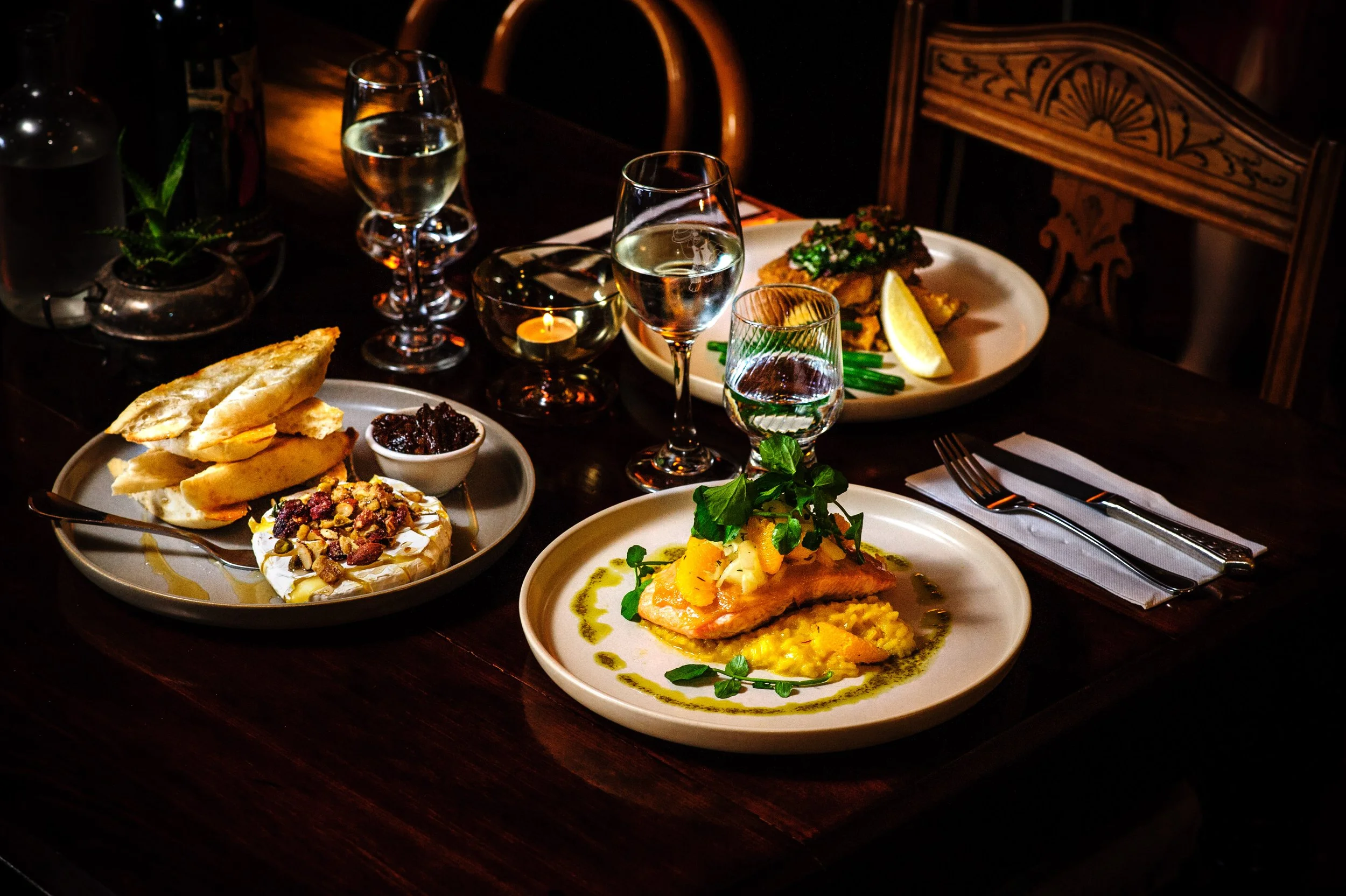 A selection of dishes at Avalon Katoomba