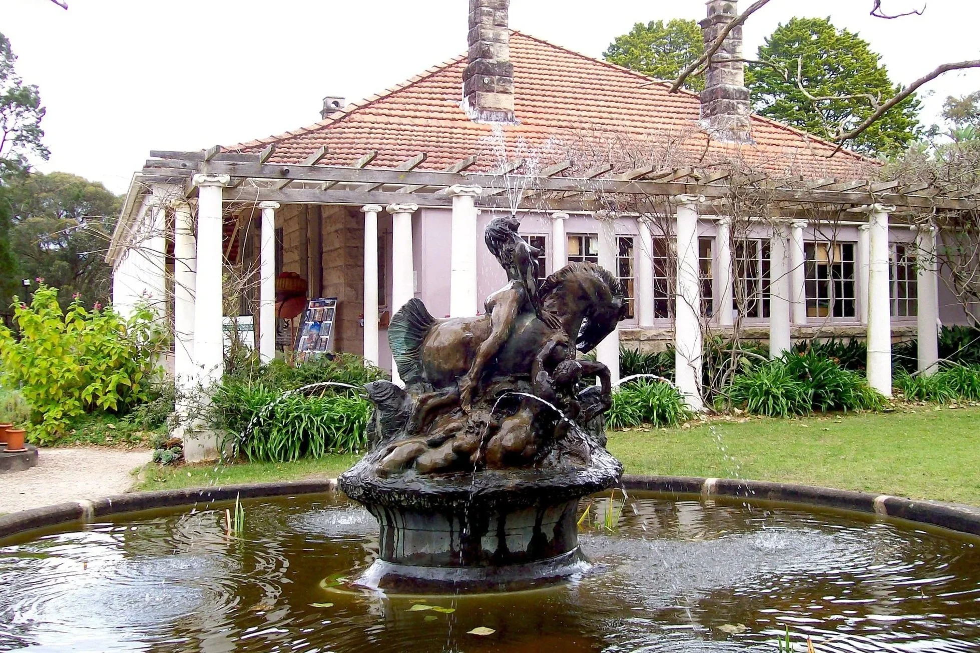 Fountain at Norman Lindsay Gallery, Faulconbridge