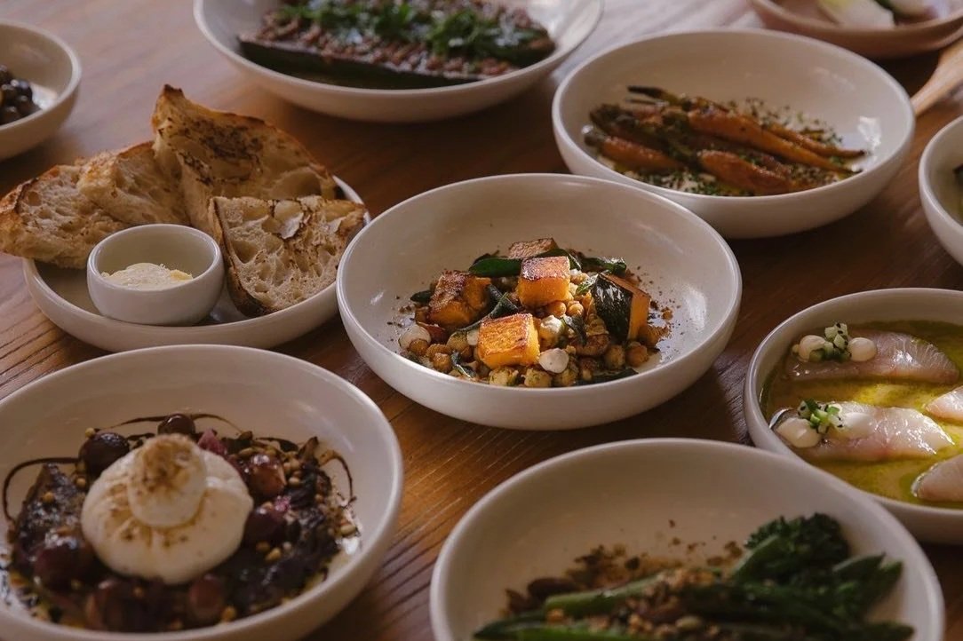 A selection of dishes from the menu at Tempus Katoomba