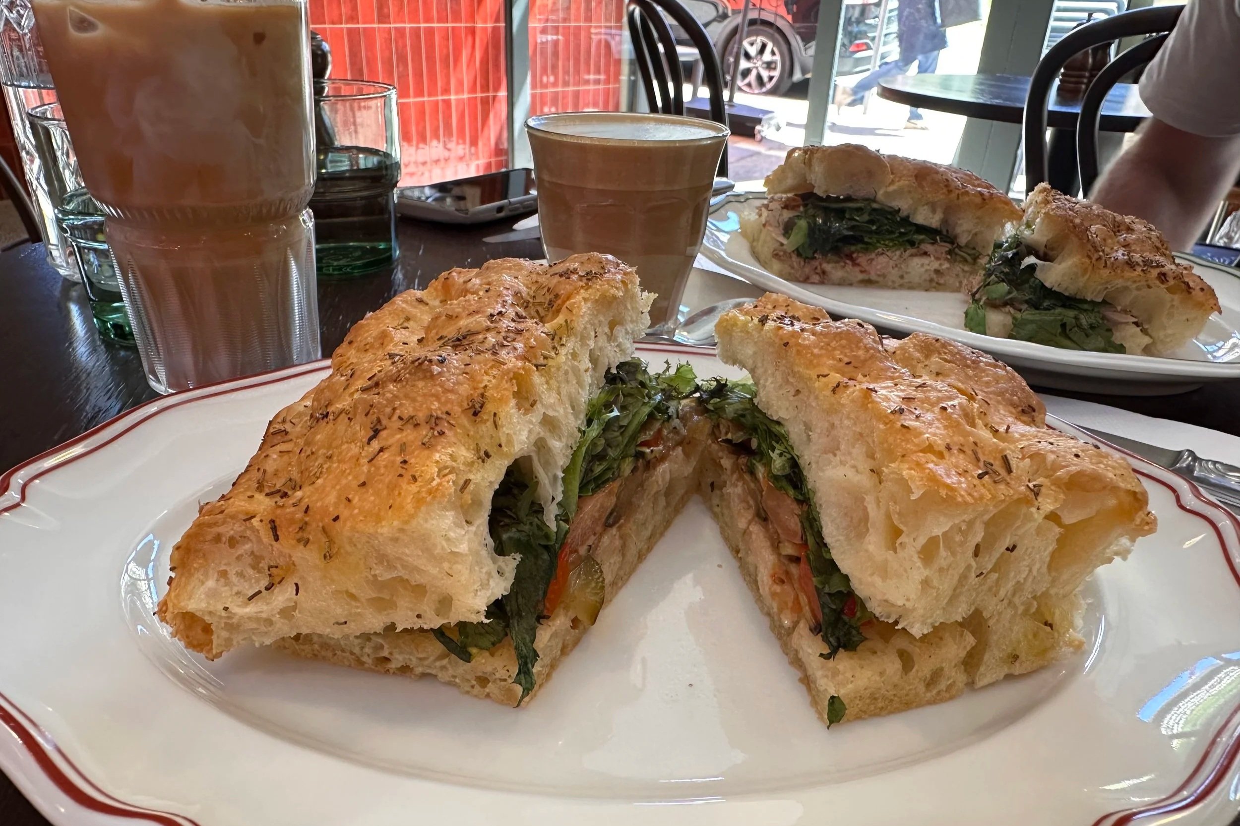 Foccacia at The Leopard Deli, Leura
