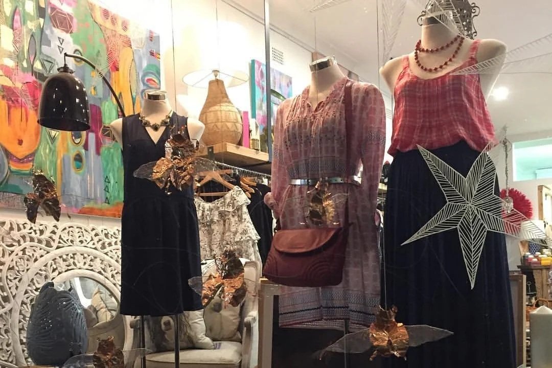 The shop window display at Late September, Glenbrook