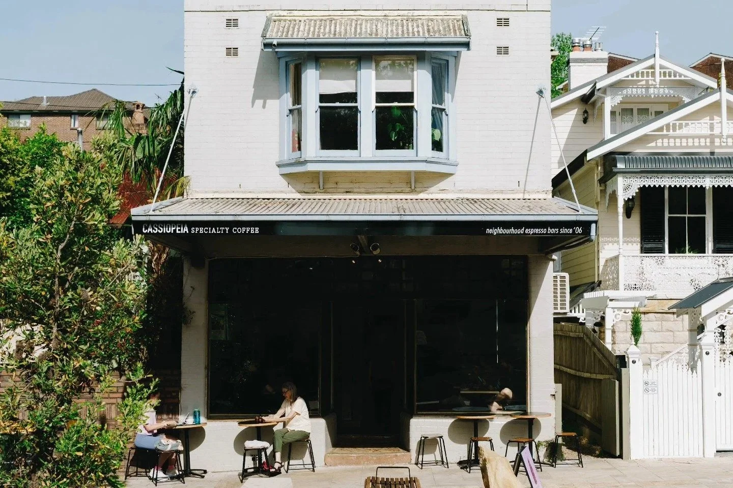 The exterior of Cassiopeia Specialty Coffee