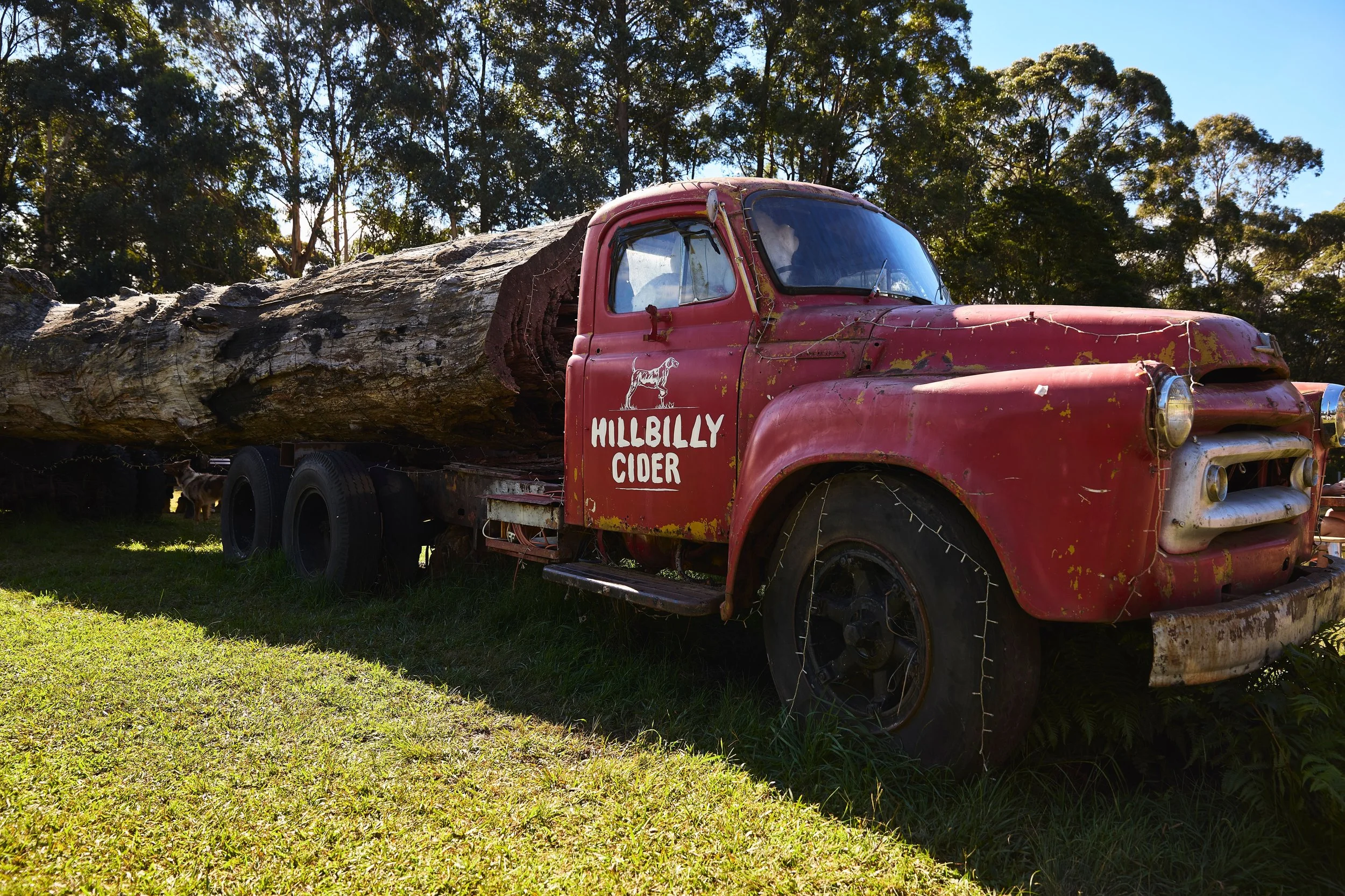 Truck at Hillbilly Cider, Bilpin