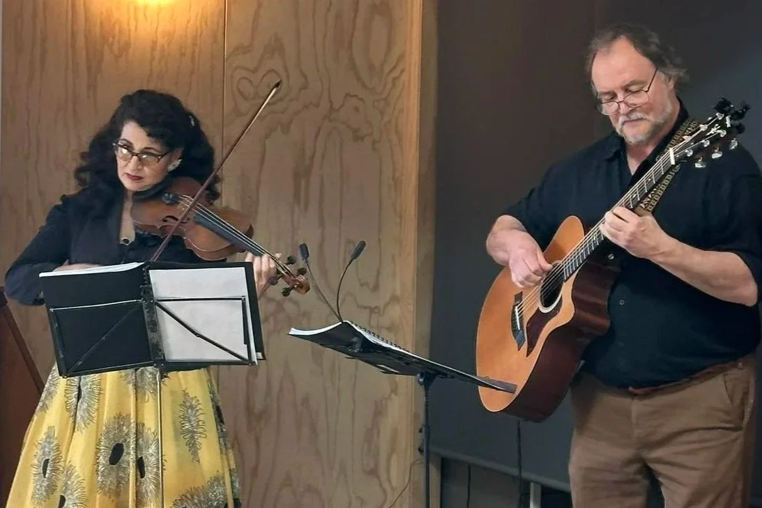 Rebecca Daniel and Leigh Birkett at The Factory Bar