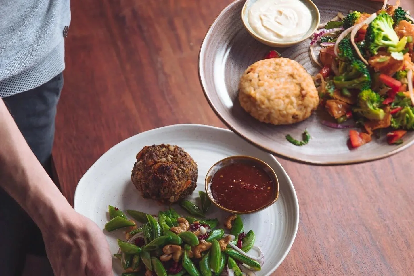Salmon Cakes at Fed, Wentworth Falls