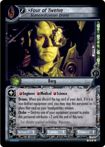 As Four of Twelve in "STAR TREK: VOYAGER"