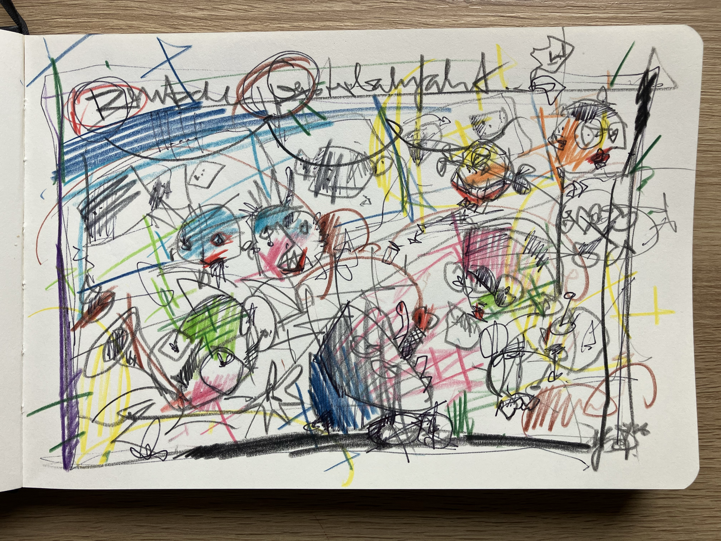 geister~bahnfahrt . 2026 . 20 x 14cm on paper . pen + pencil . (sold)
