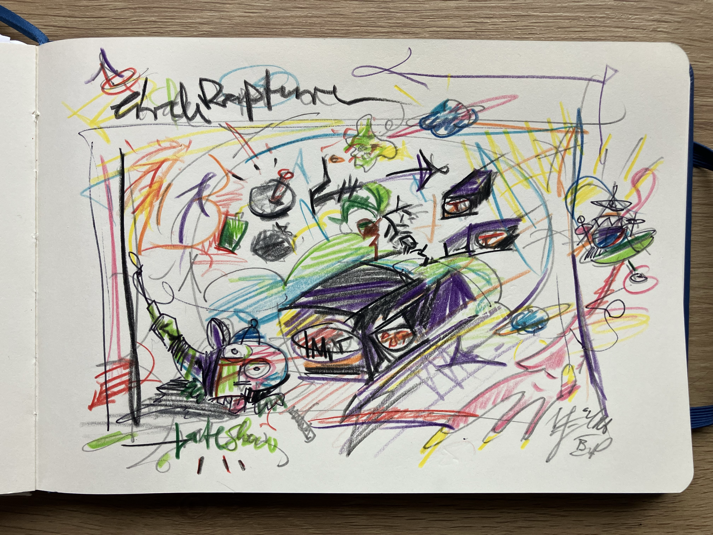 circle-rapture . 2026 . 20 x 14cm on paper . pen + pencil