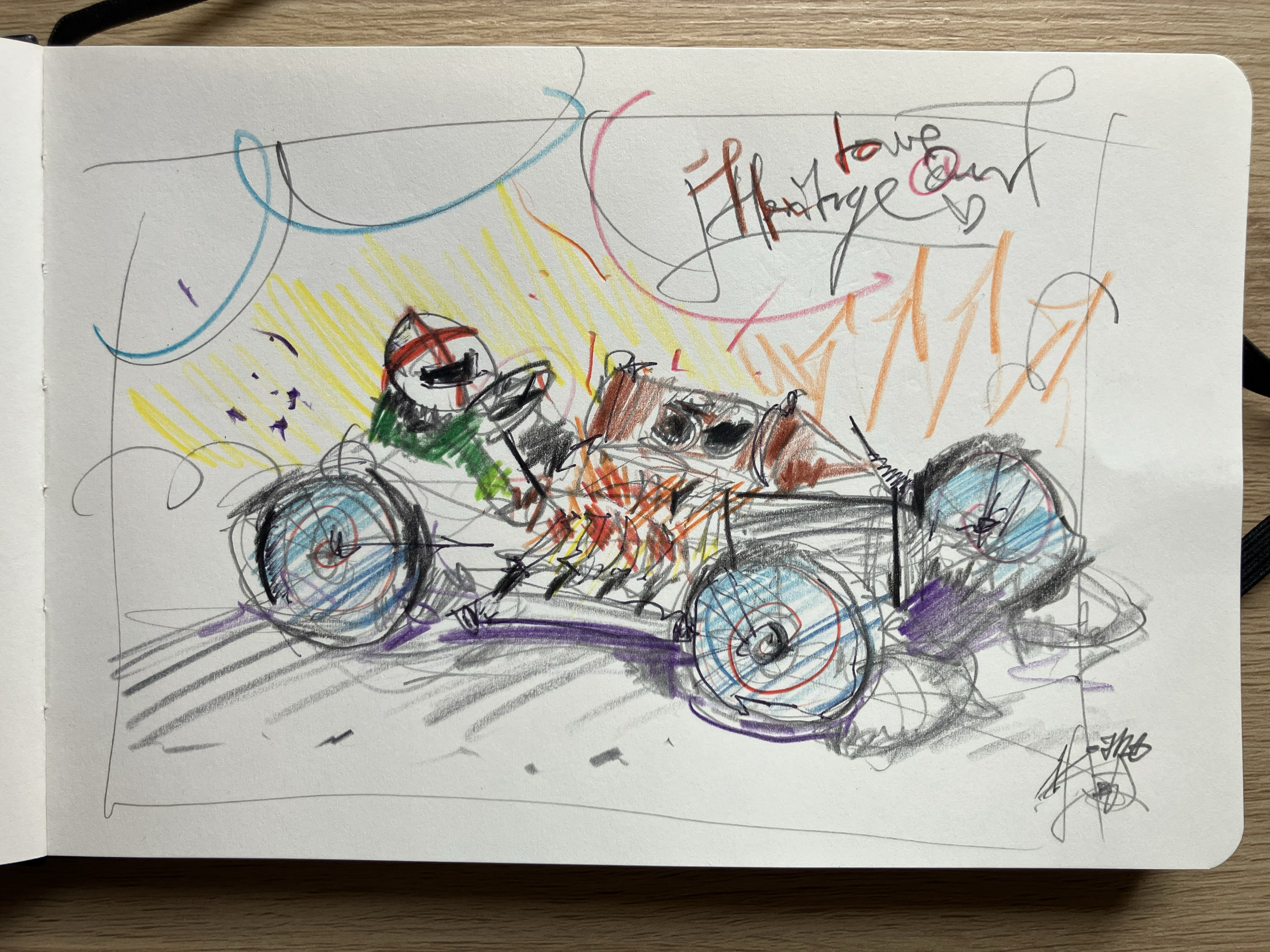 heritage-love . 2026 . 20 x 14cm on paper . pen + pencil