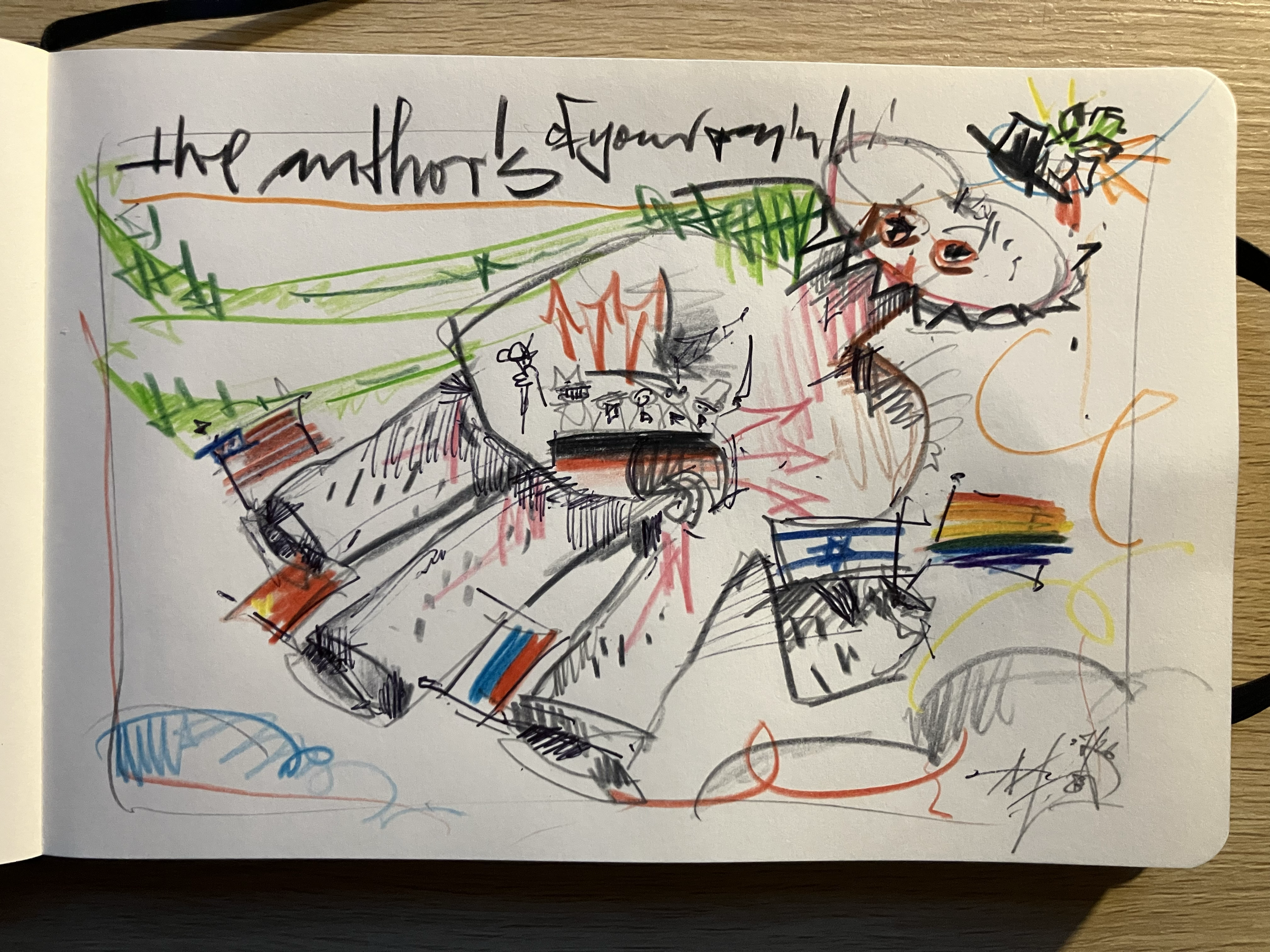 pain authors . 2026 . 20 x 14cm on paper . pen + pencil