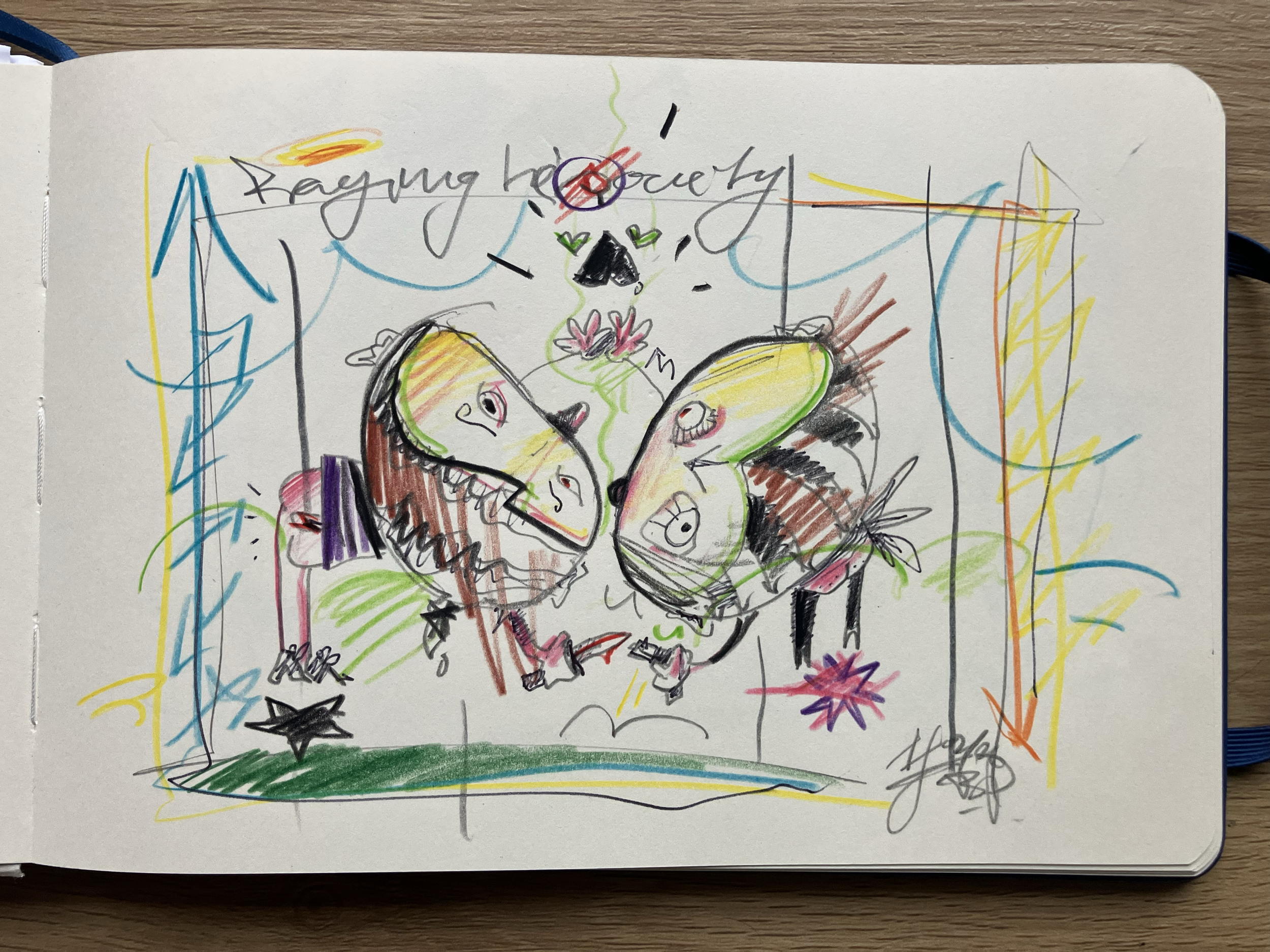 front+back . 2026 . 20 x 14cm on paper . pen + pencil