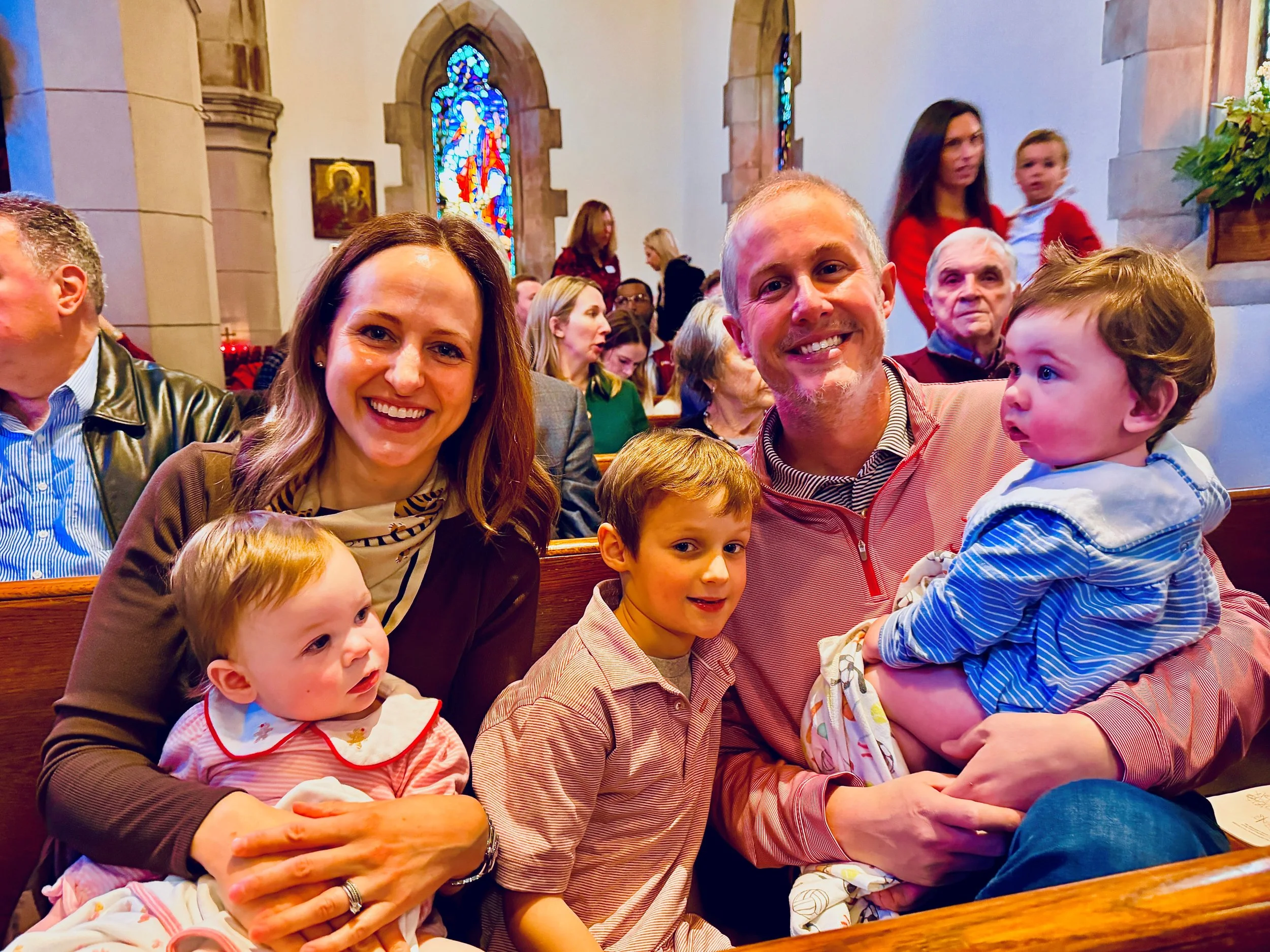 The Simon Family at christmas