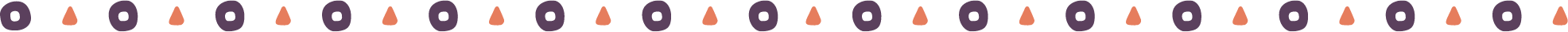 A pattern of purple circles and orange triangles on a black background.