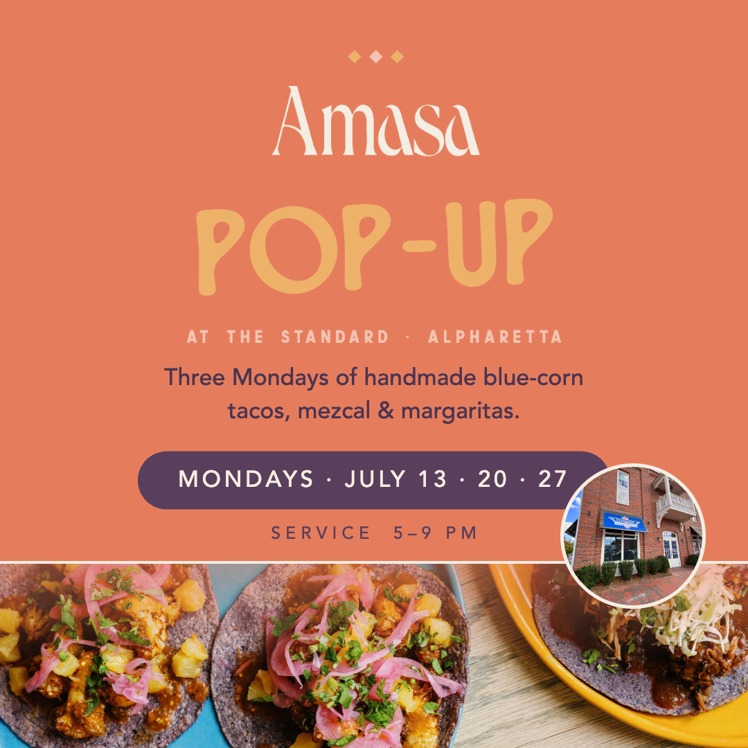Amasa Pop-Up Dinners at The Standard in downtown Alpharetta