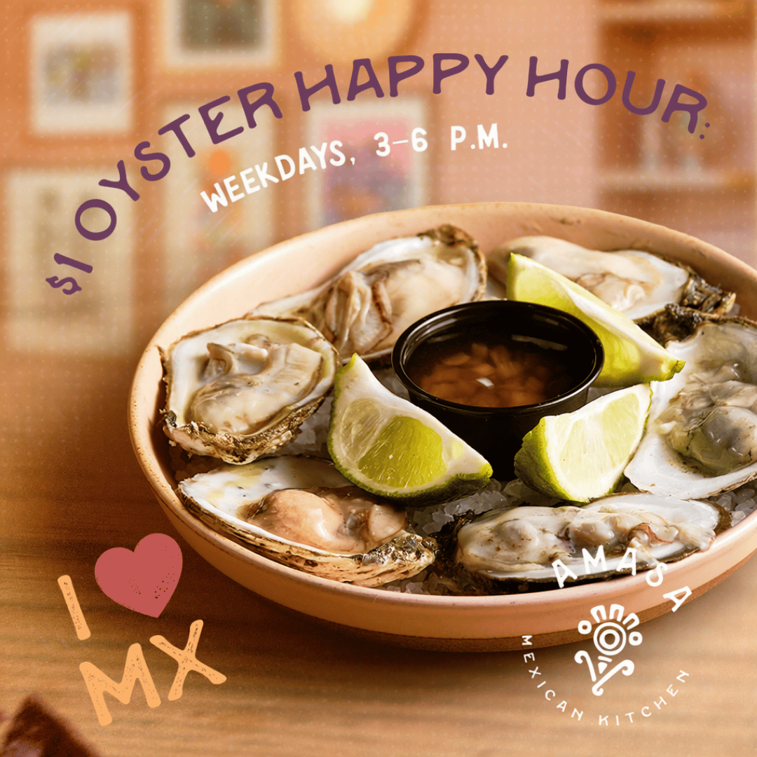 oyster happy hour amasa