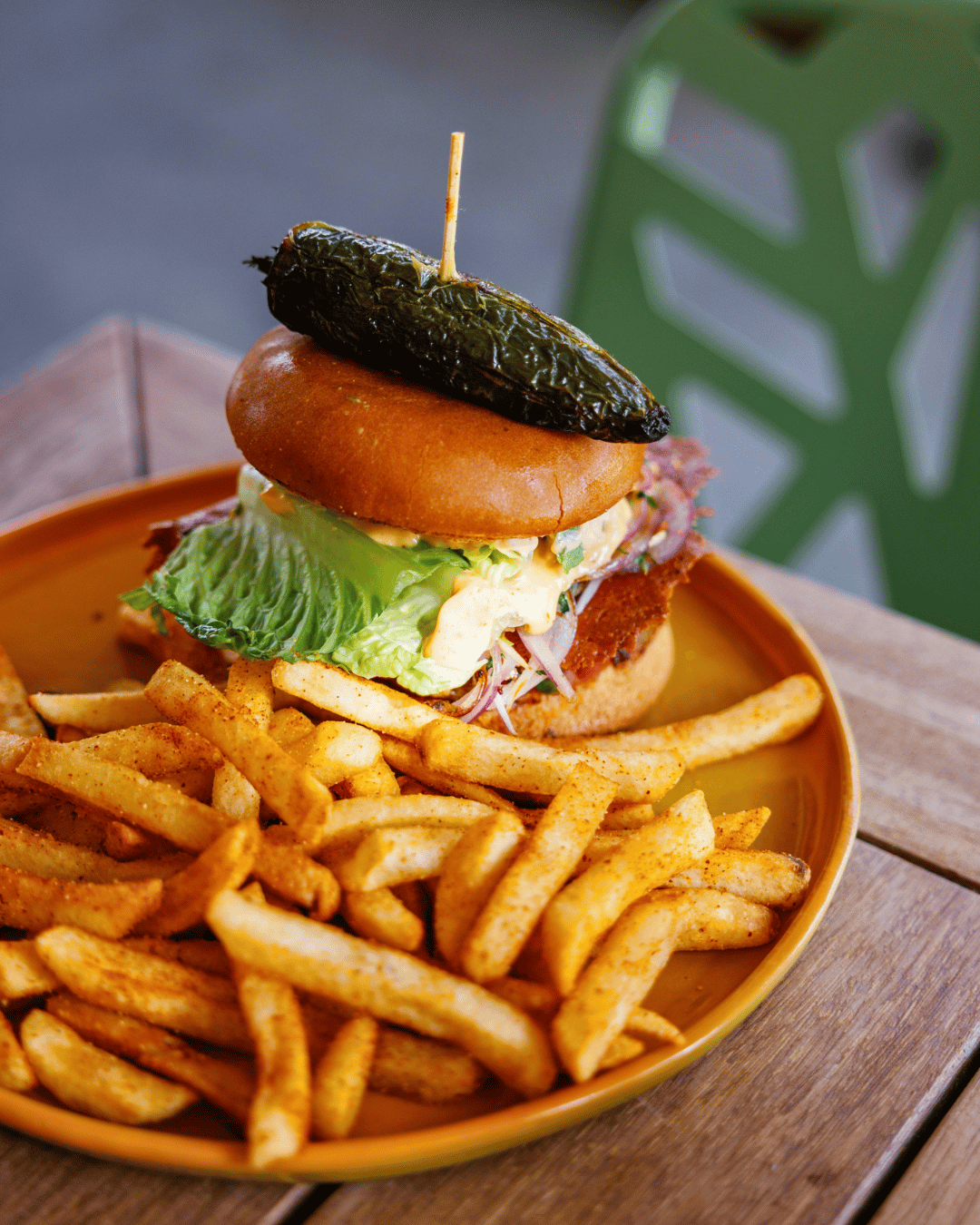chorizo smash burger