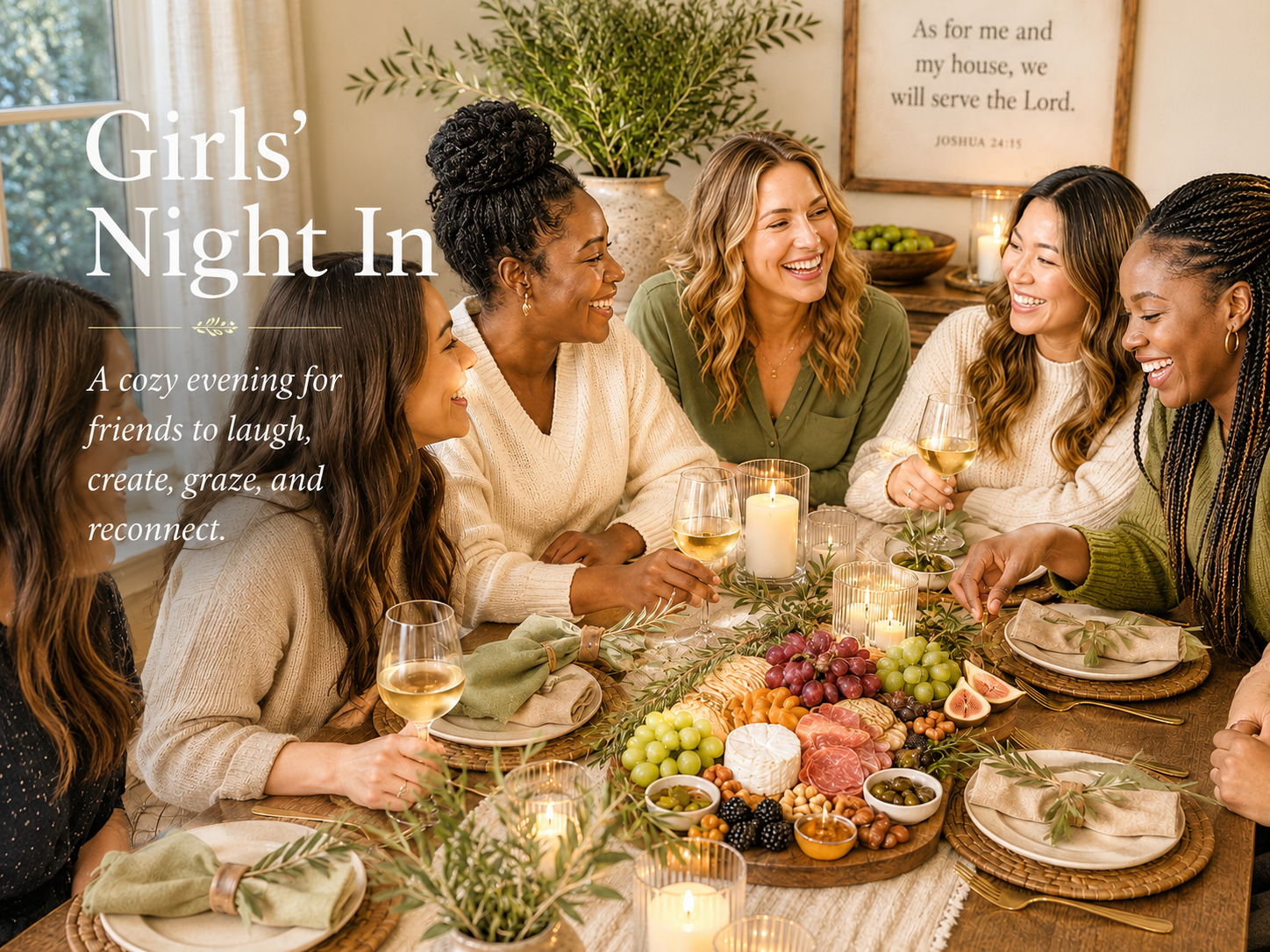 Gatherings

Women's gathering with handcrafted charcuterie and meaningful conversation by Oak & Olive.