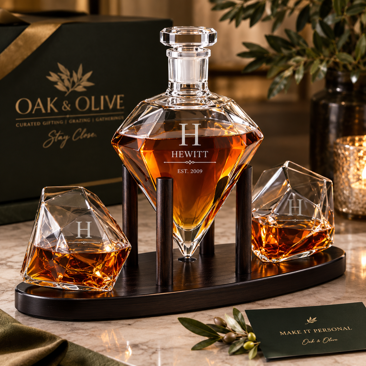 The Diamond Reserve Decanter Set