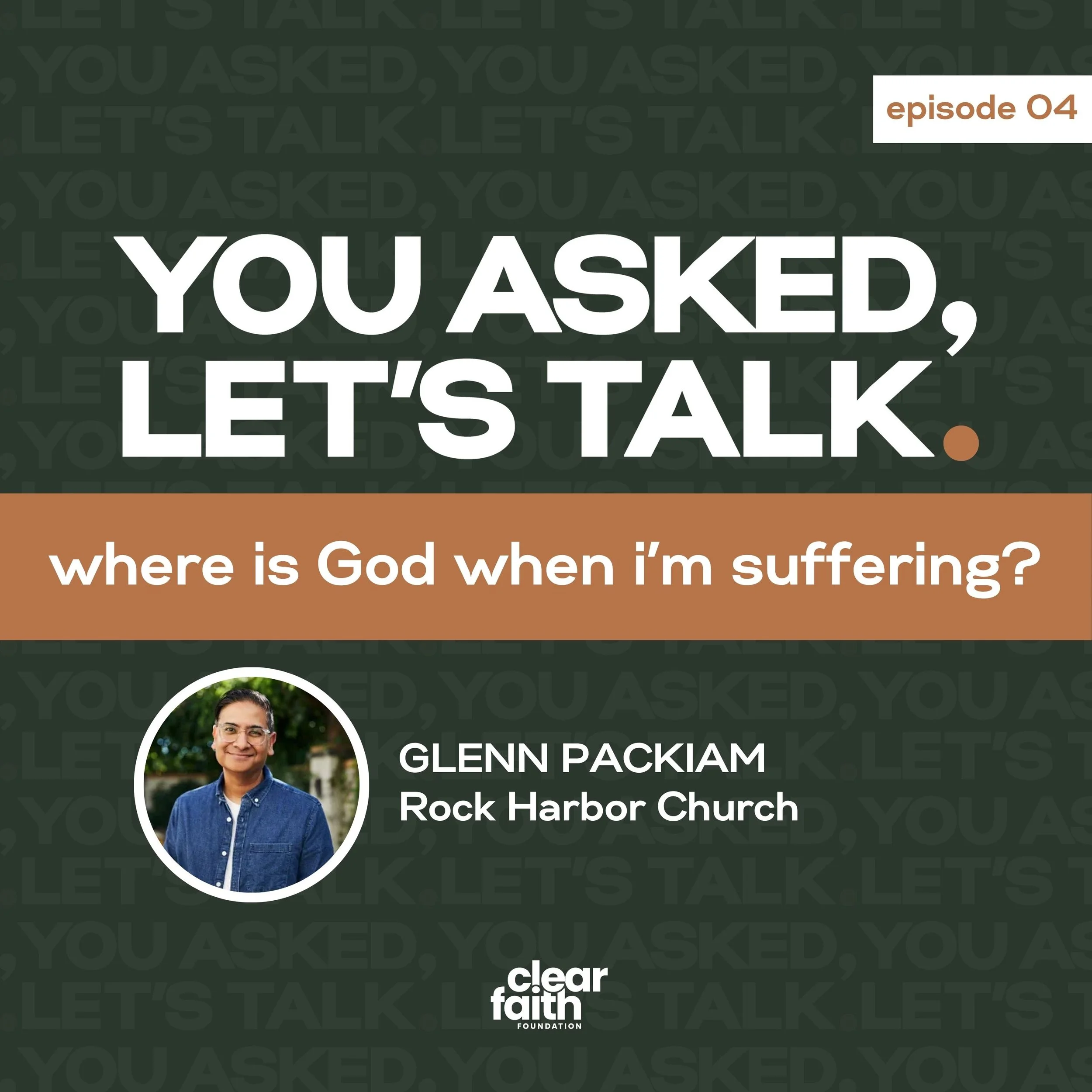 Where is God when I’m suffering?