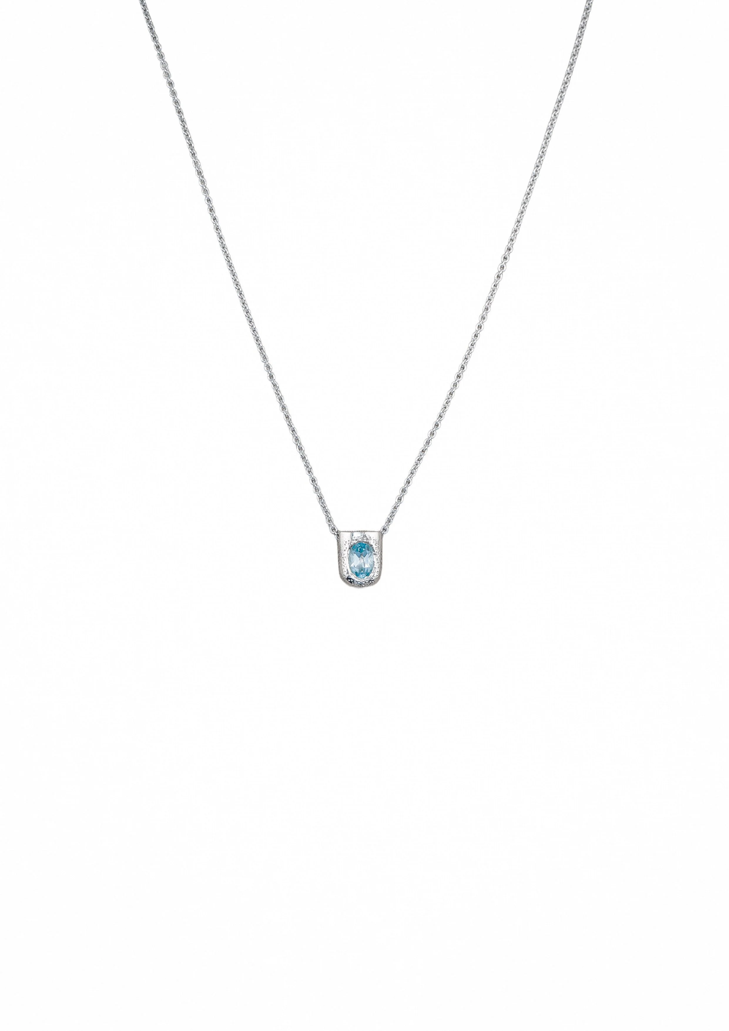 Naszyjnik Pill topaz sky blue