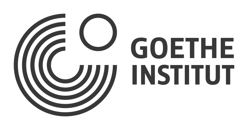 Goethe-Institut logo with circular design and black text.
