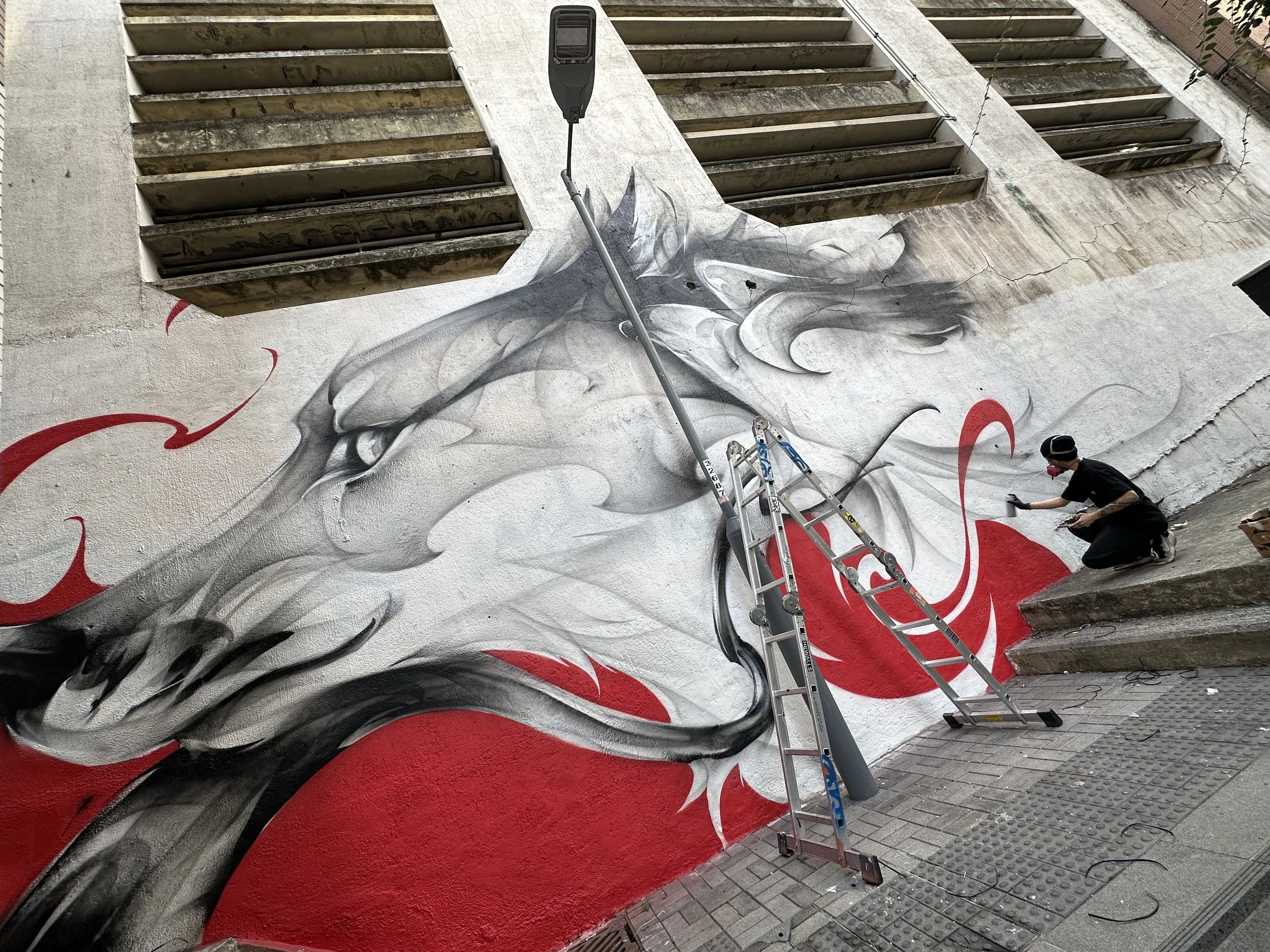 Chinese artist SATR working her magic