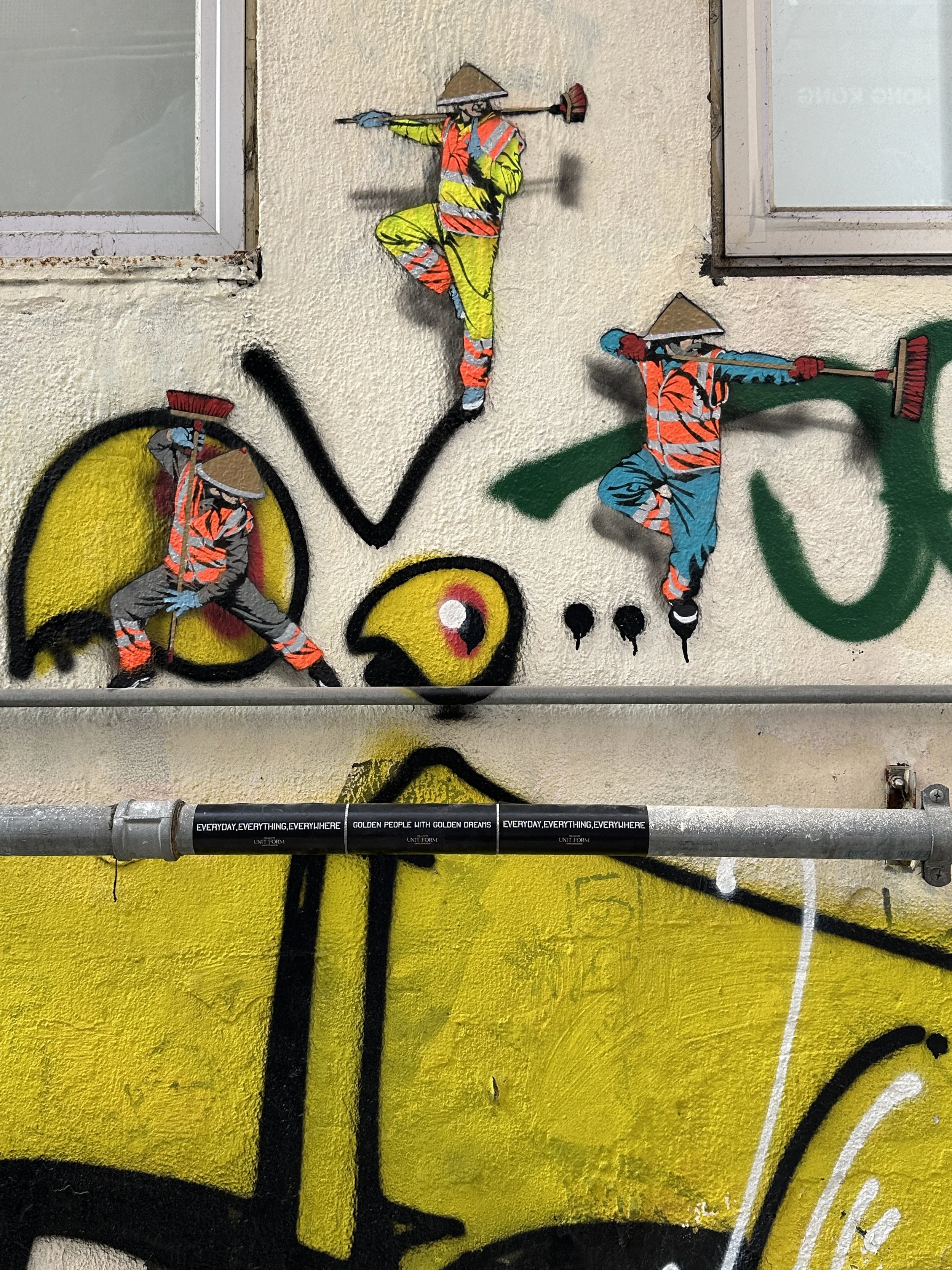 Kung Fu Fighting "Mini Dudes" by Belgian artist Jaune