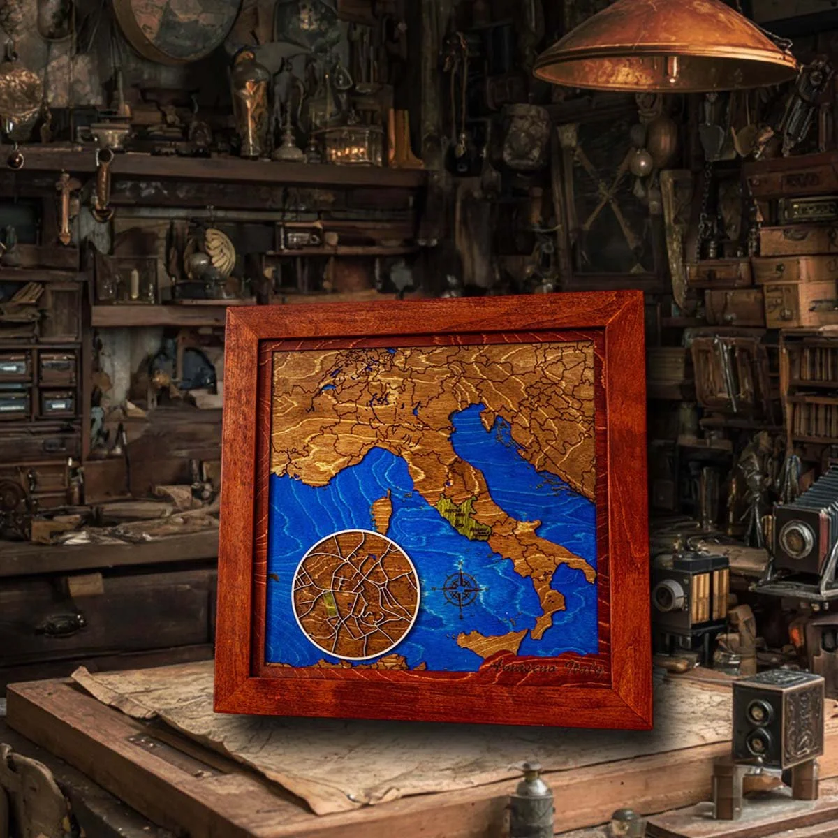 Ancestraol Map of Amaseno italy