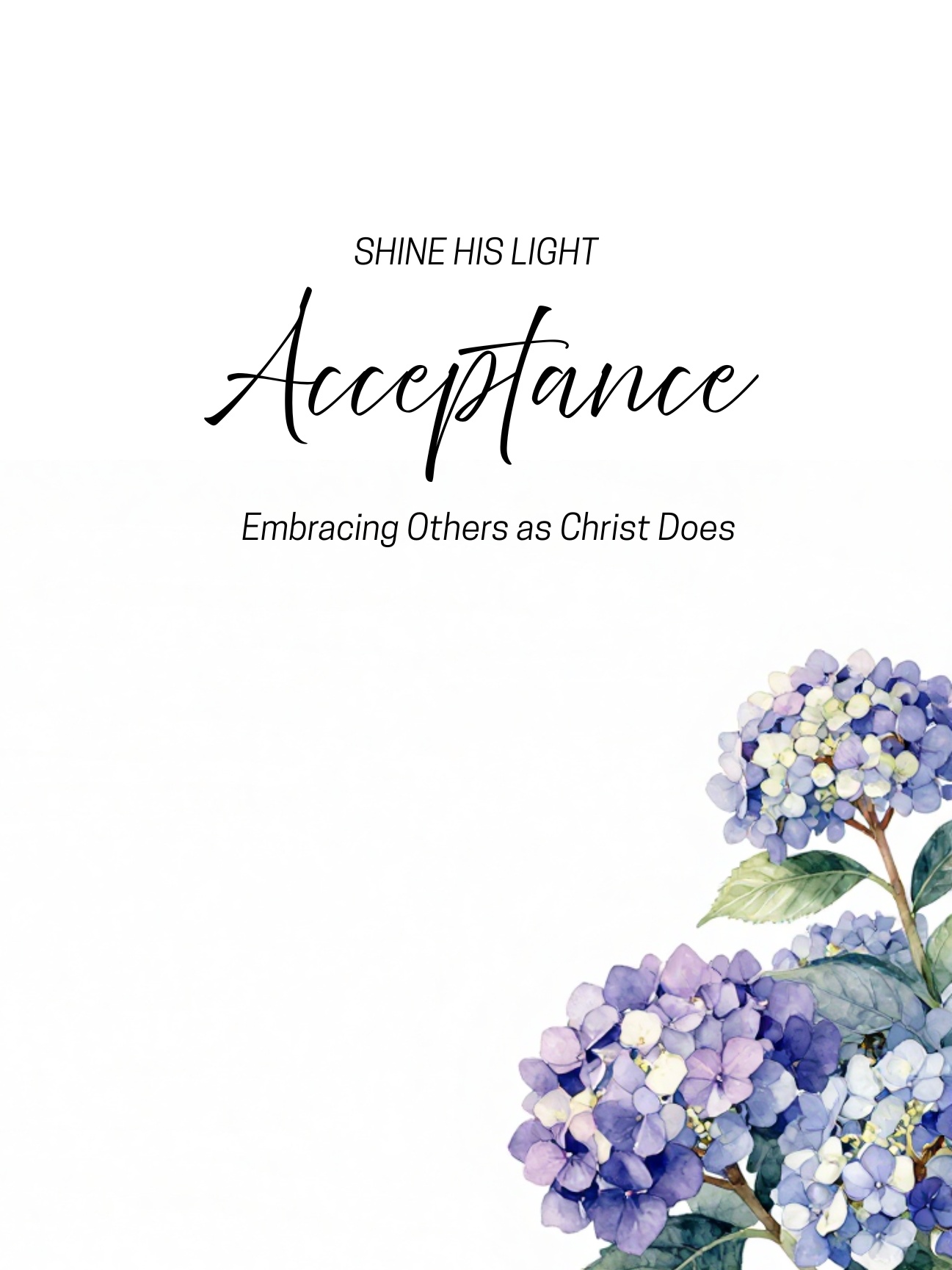 The Heart of Acceptance. 