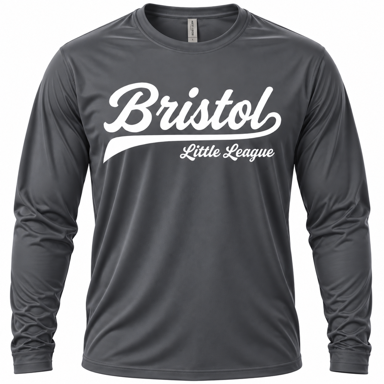 BLL Cursive Athletic Long Sleeve Graphite