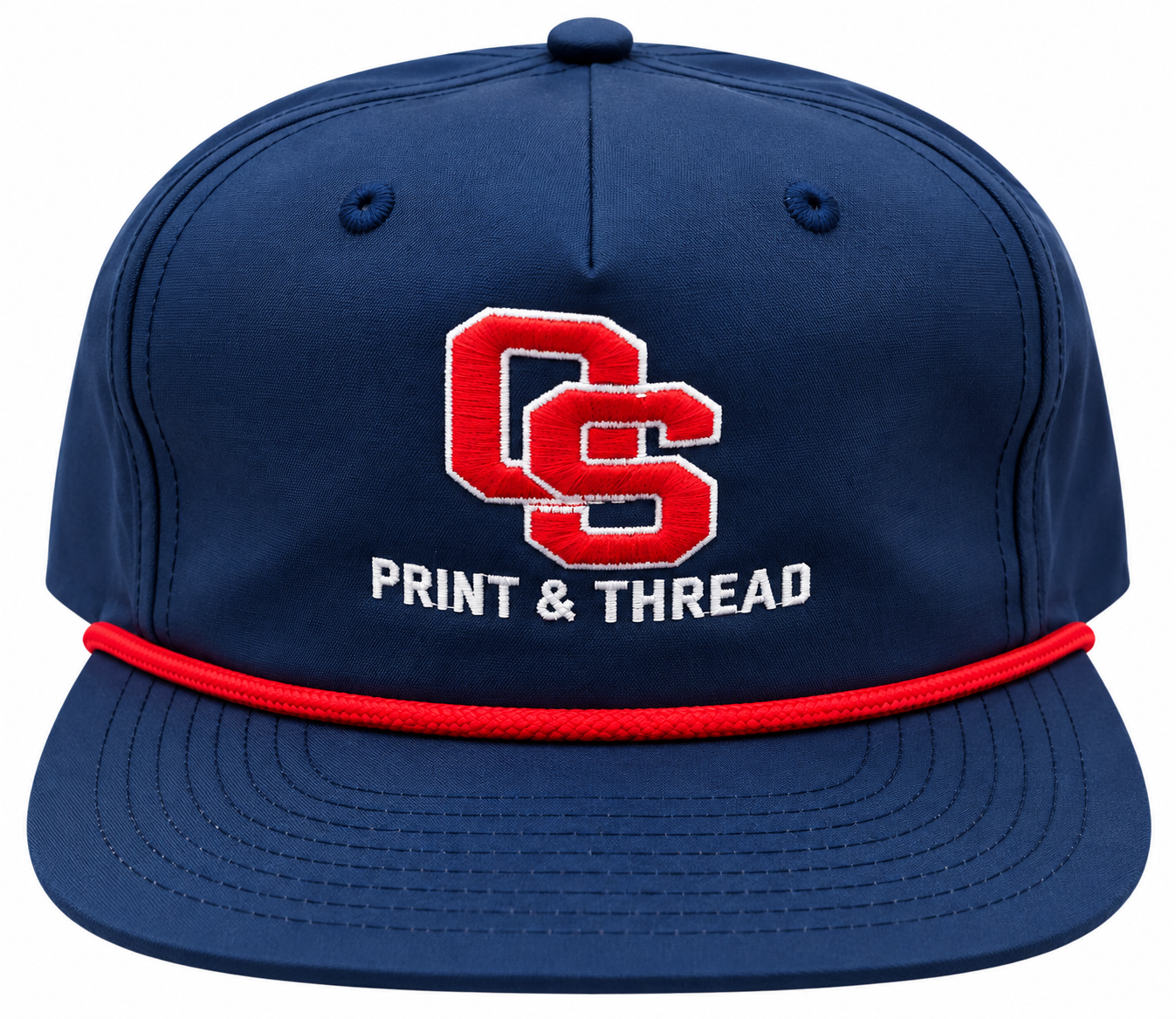 OS Rope Hat Navy Red