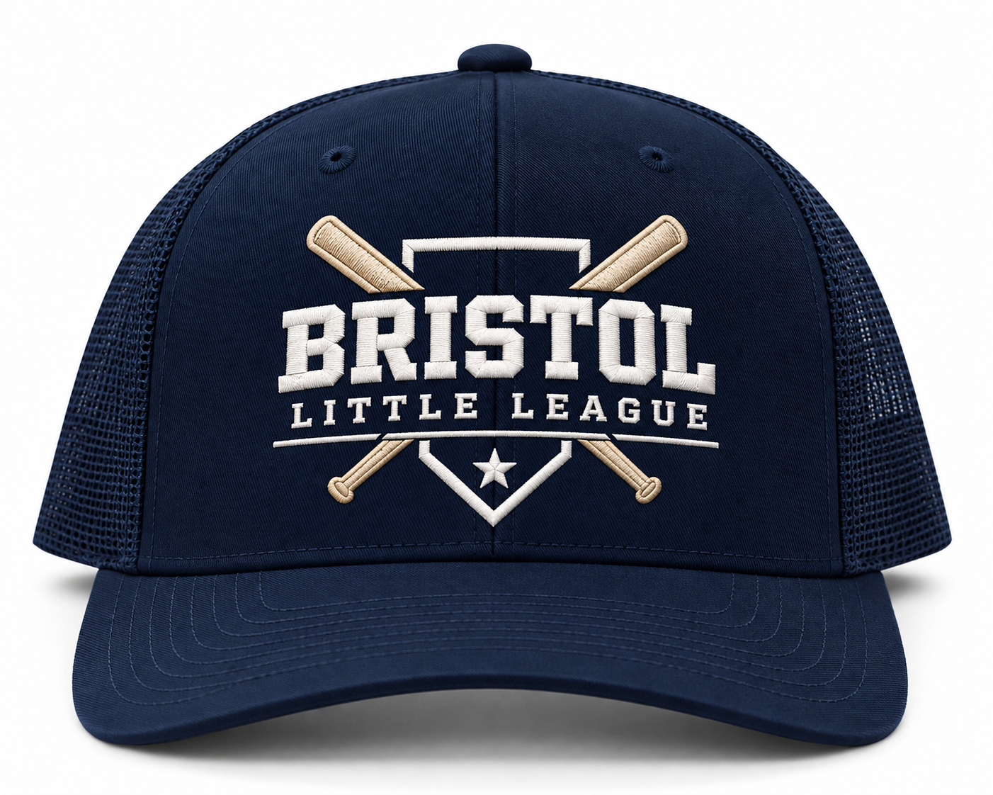 BLL Home Plate Hat Navy Blue