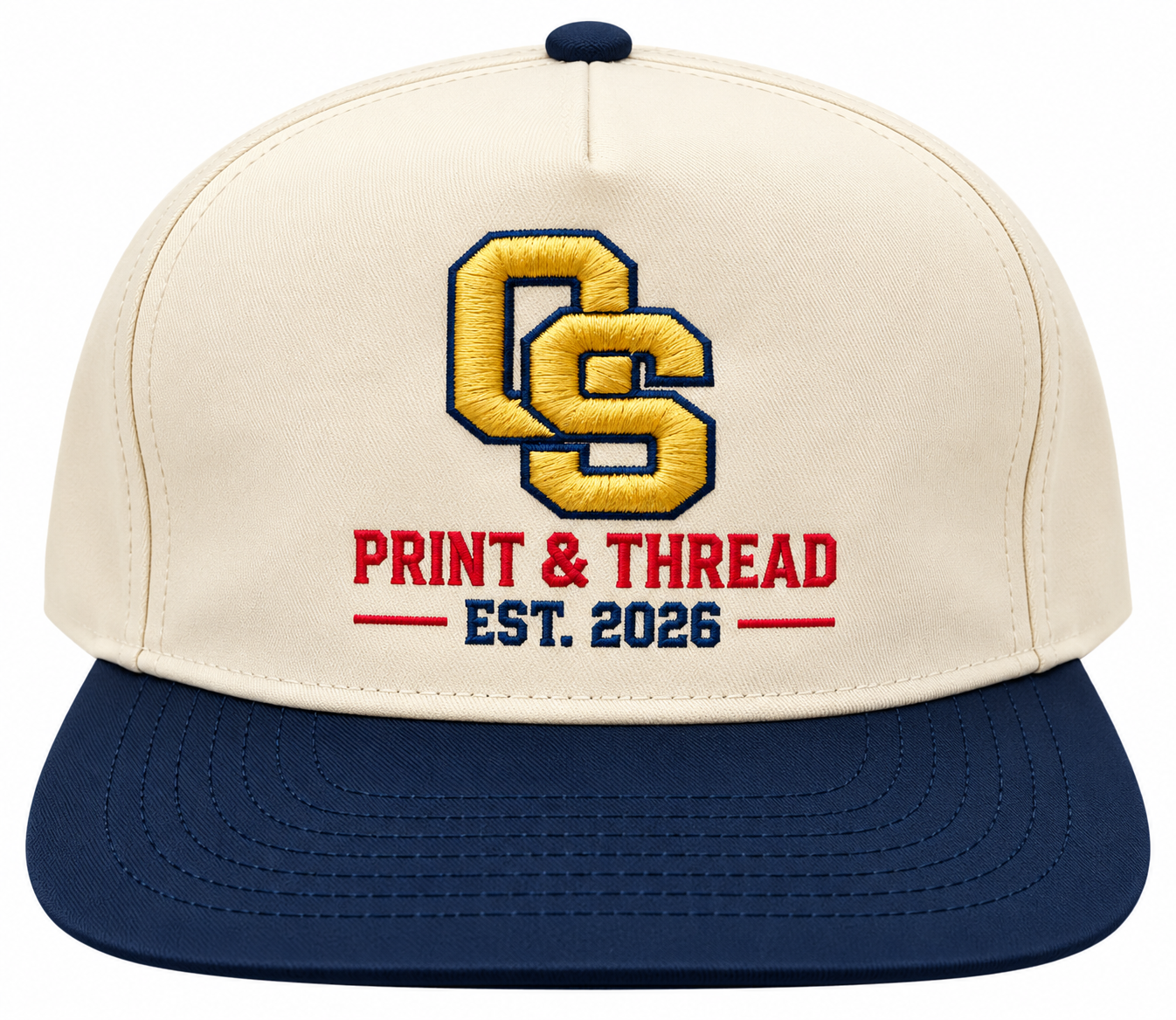On Scene Natural & Blue Brim A Frame