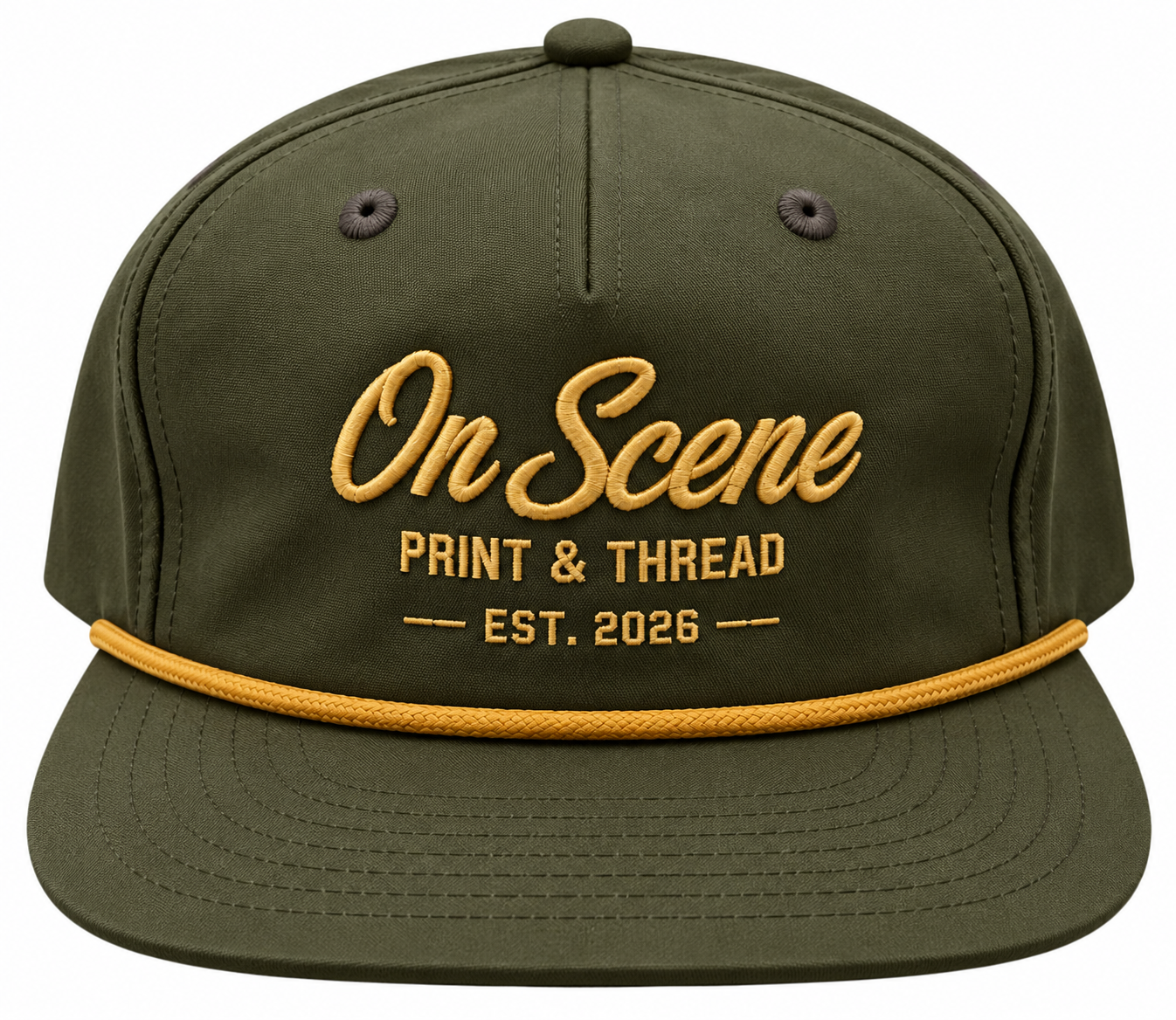 On Scene Rope Hat Loden / Amber Gold