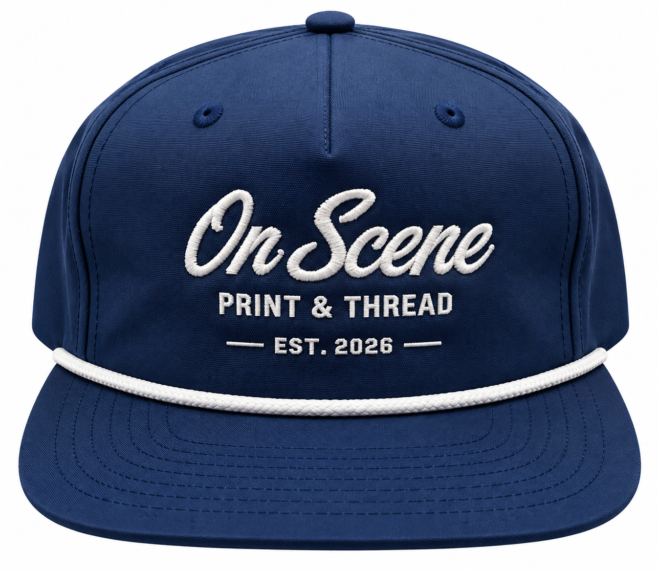 On Scene Rope Hat Navy White