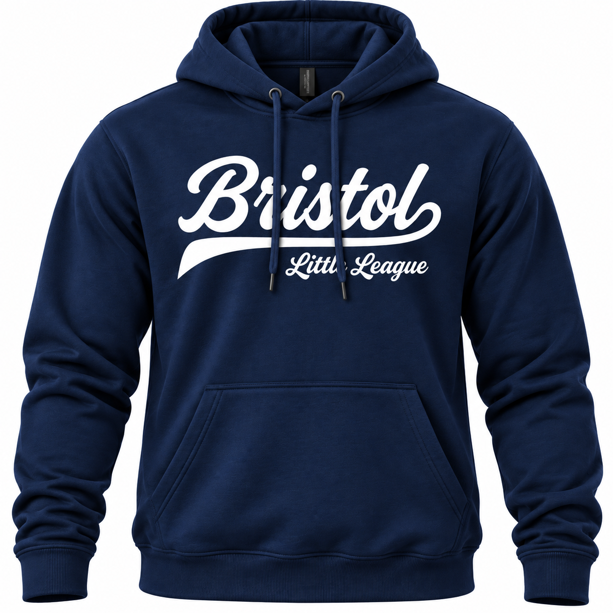 BLL Cursive Hooded Sweatshirt Navy Blue