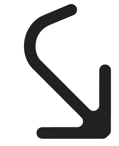 Arrow pointing down to form.