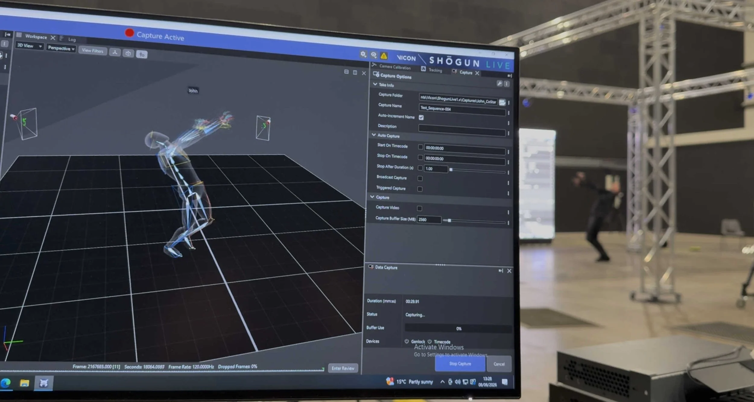 The Surprise in the Mocap Studio