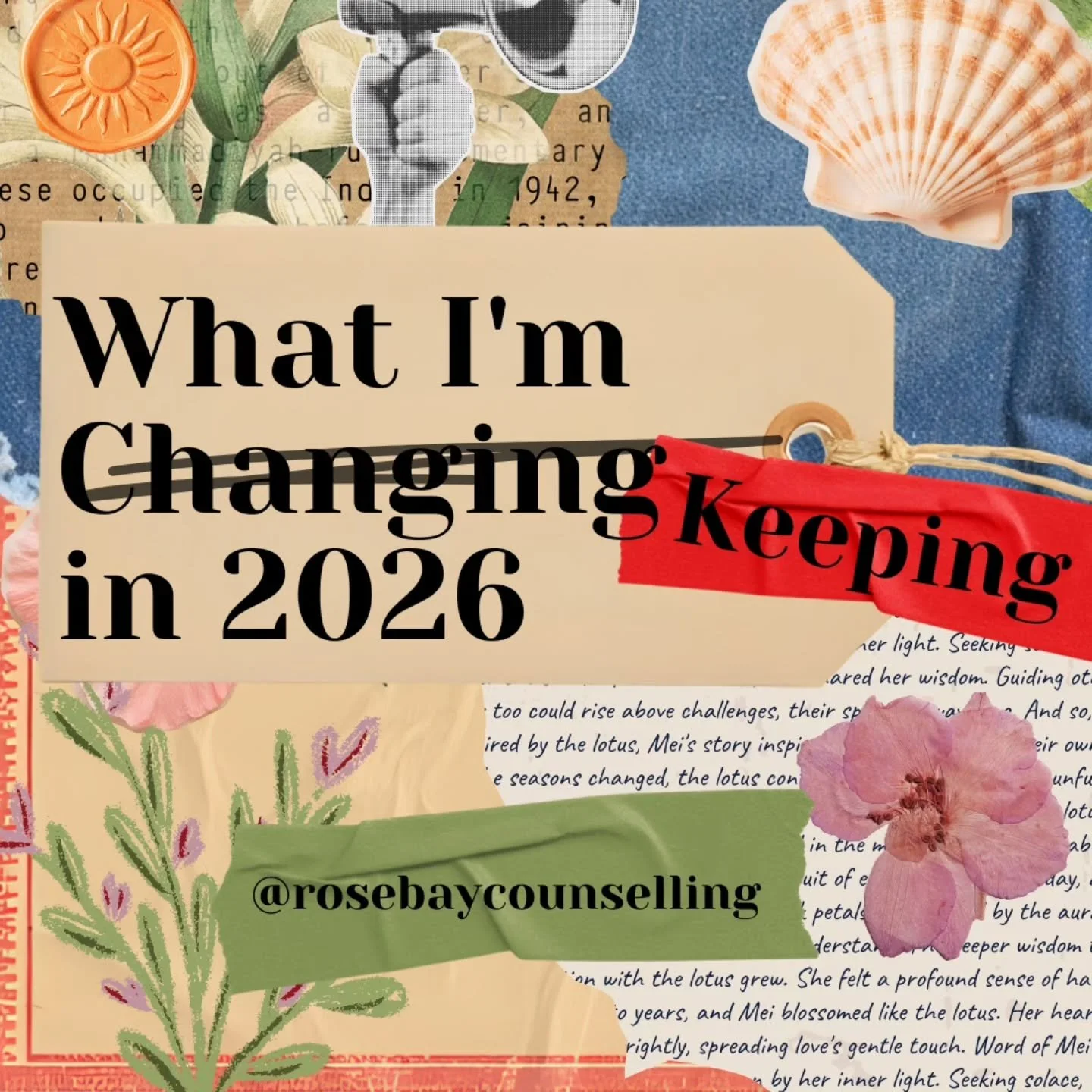 Vision boards 😬 I've got a love/hate relationship with them. On one side, it can be fun and exciting to think about the year ahead and to give yourself a focus. But on the other, it can start to feel like a way of highlighting the things you think t