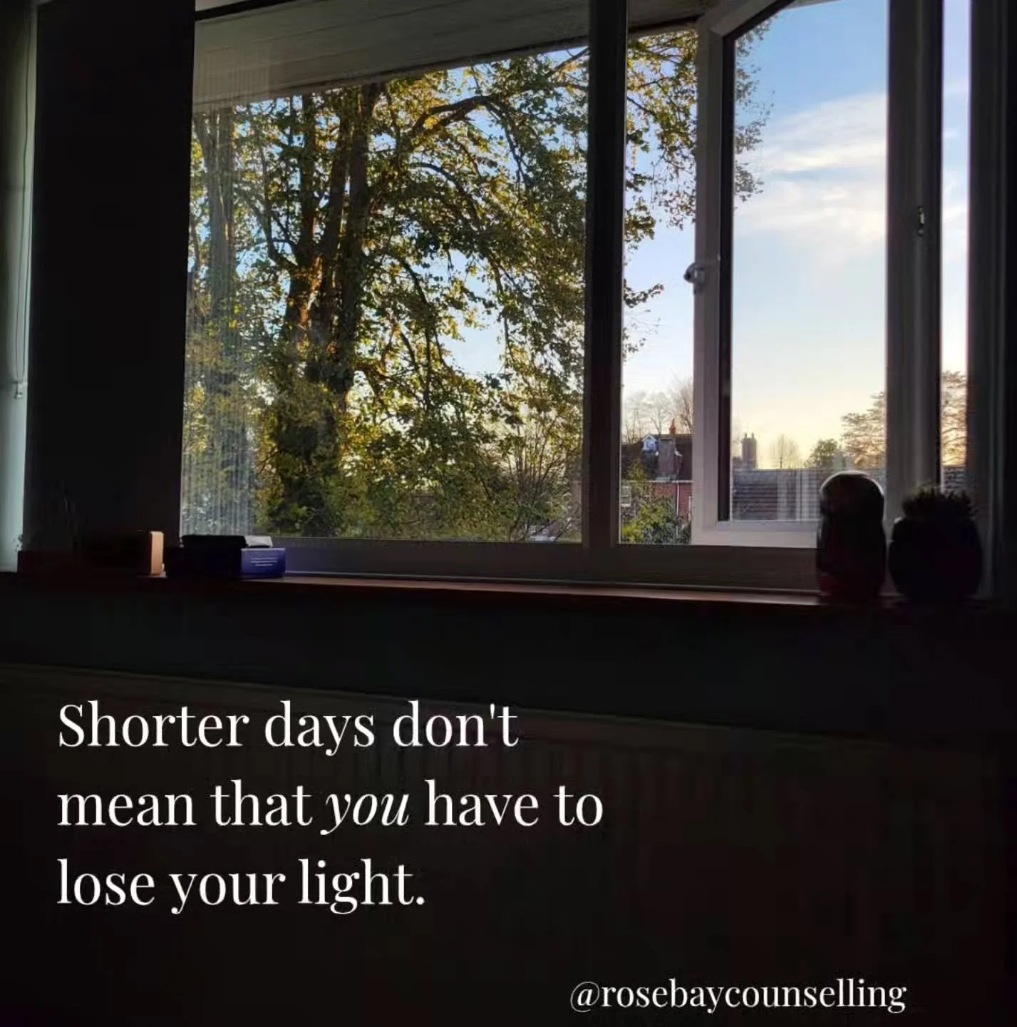 As the days become shorter and the light changes, you might start to notice a shift in mood or energy. Things can feel slower or even a little heavier. It is important to remember that this will pass. Often it is simply your body and mind responding 