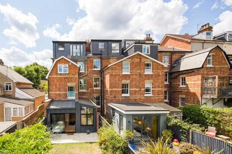 Loft Conversion. Architectural Designer. Master bedroom, dressing room, en suite, juliet balcony. Master suite. Tunbridge Wells. Victorian terrace house.