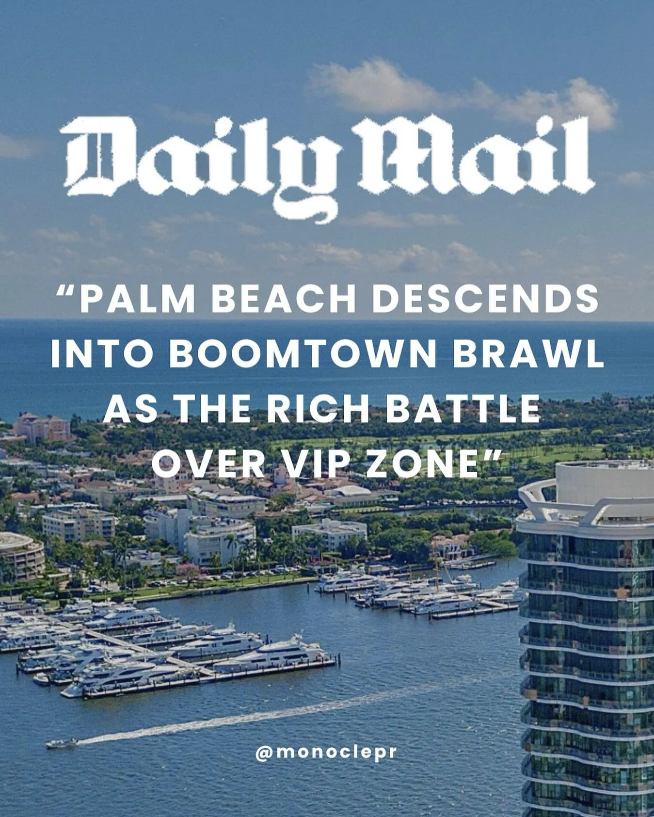 The Palm Beach ultra luxury real estate market is booming. 🚀 Thank you @dailymail for including our clients in your coverage.