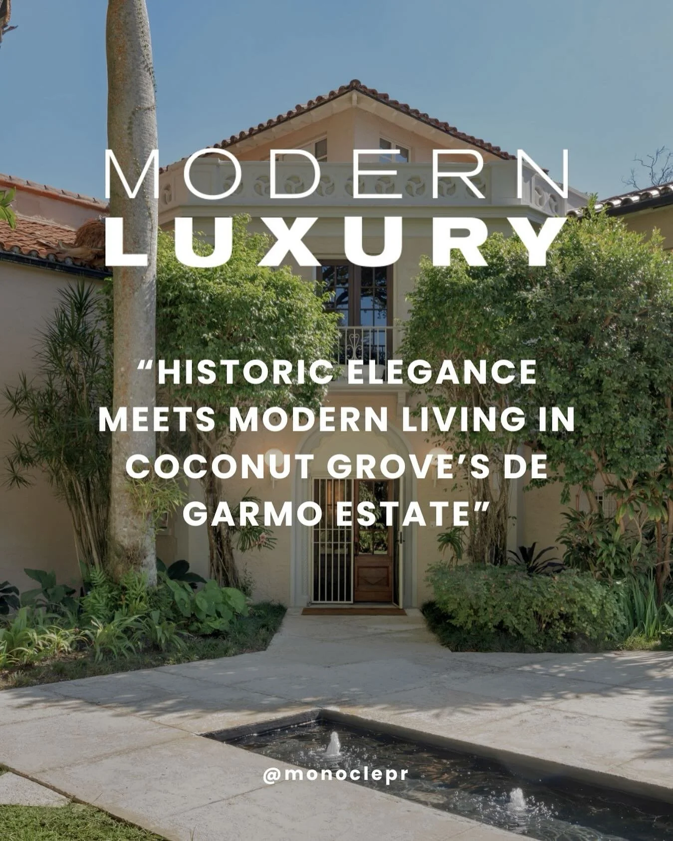 Historic Estate making headlines, listed by @saddyabaunzadelgado @brigittenachtigallproperties @valeria.kelly_abaunzagroup @jorgebojre at @onesir 🖼️ Thank you @sophialalaounis @modernluxury
