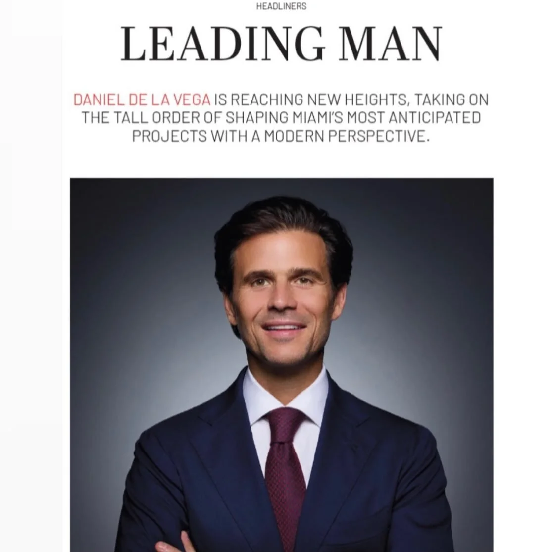 Shaping the future of Florida&rsquo;s East Coast. ✨ Big thank you to @courantmiami for highlighting Daniel de la Vega and the legacy of ONE Sotheby&rsquo;s International Realty.
